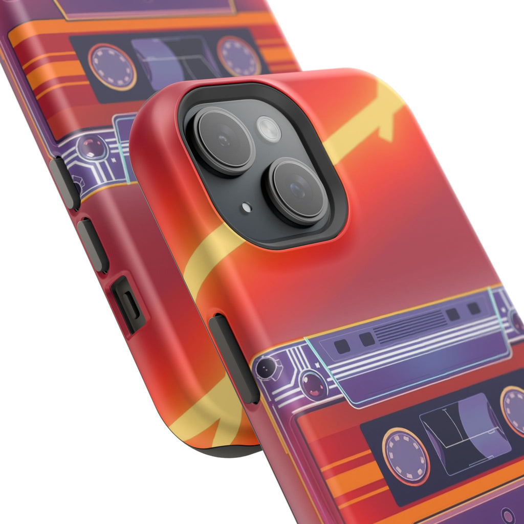 iPhone Cassette Tape Rewind Bold Art Slim Everyday Designer Case · iPhone Case