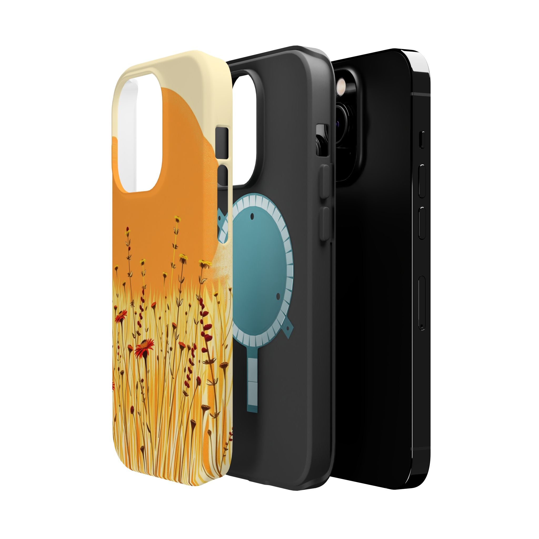 iPhone Wildflower Field Electric Art Slim Everyday Designer Case · iPhone Case