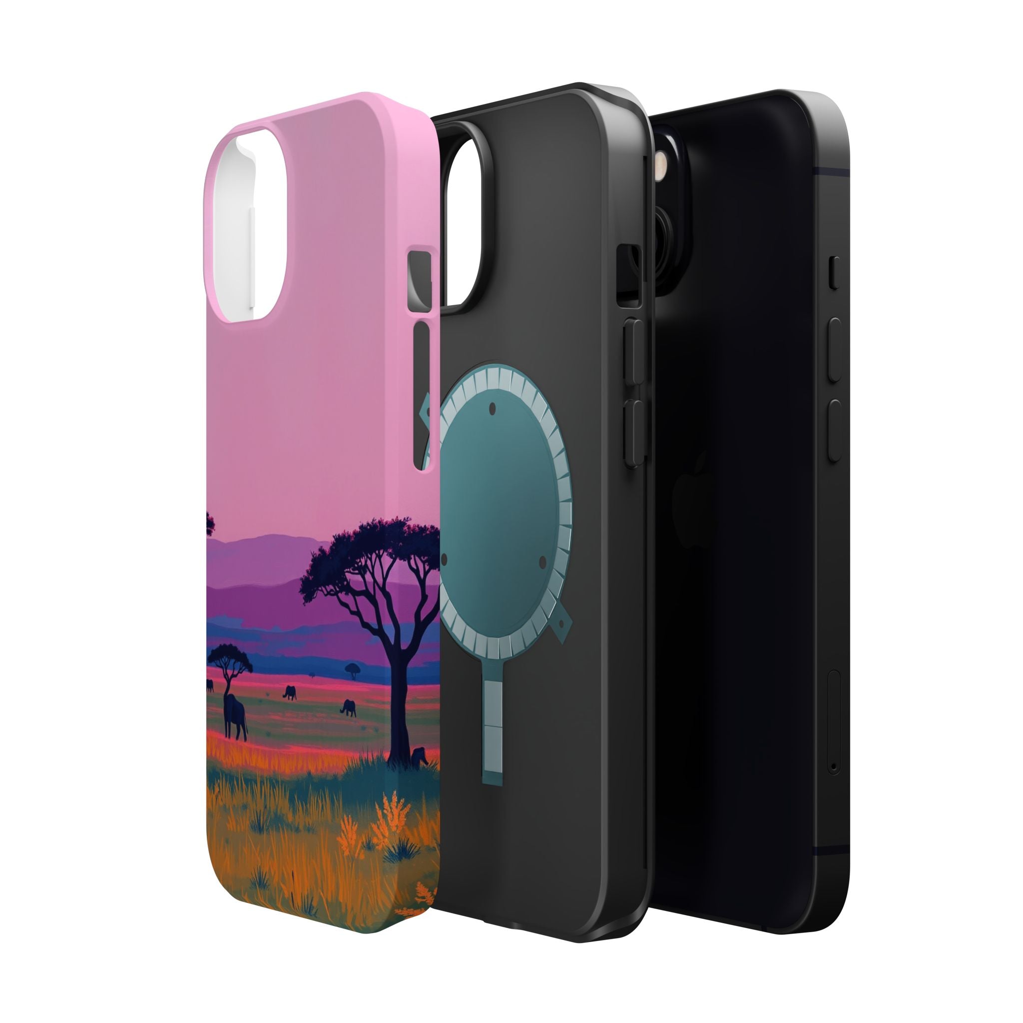 iPhone Savanna Horizon Electric Art Slim Everyday Designer Case · iPhone Case