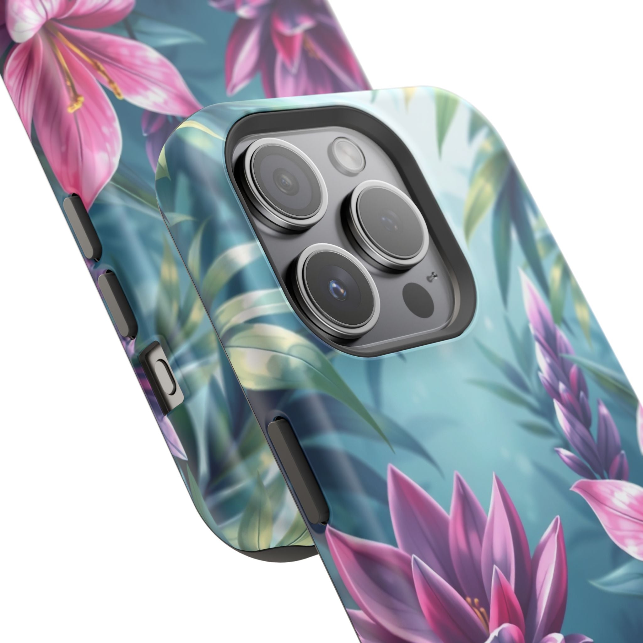 iPhone Indigo And Violet Jungle Floral Slim Everyday Designer Case · iPhone Case