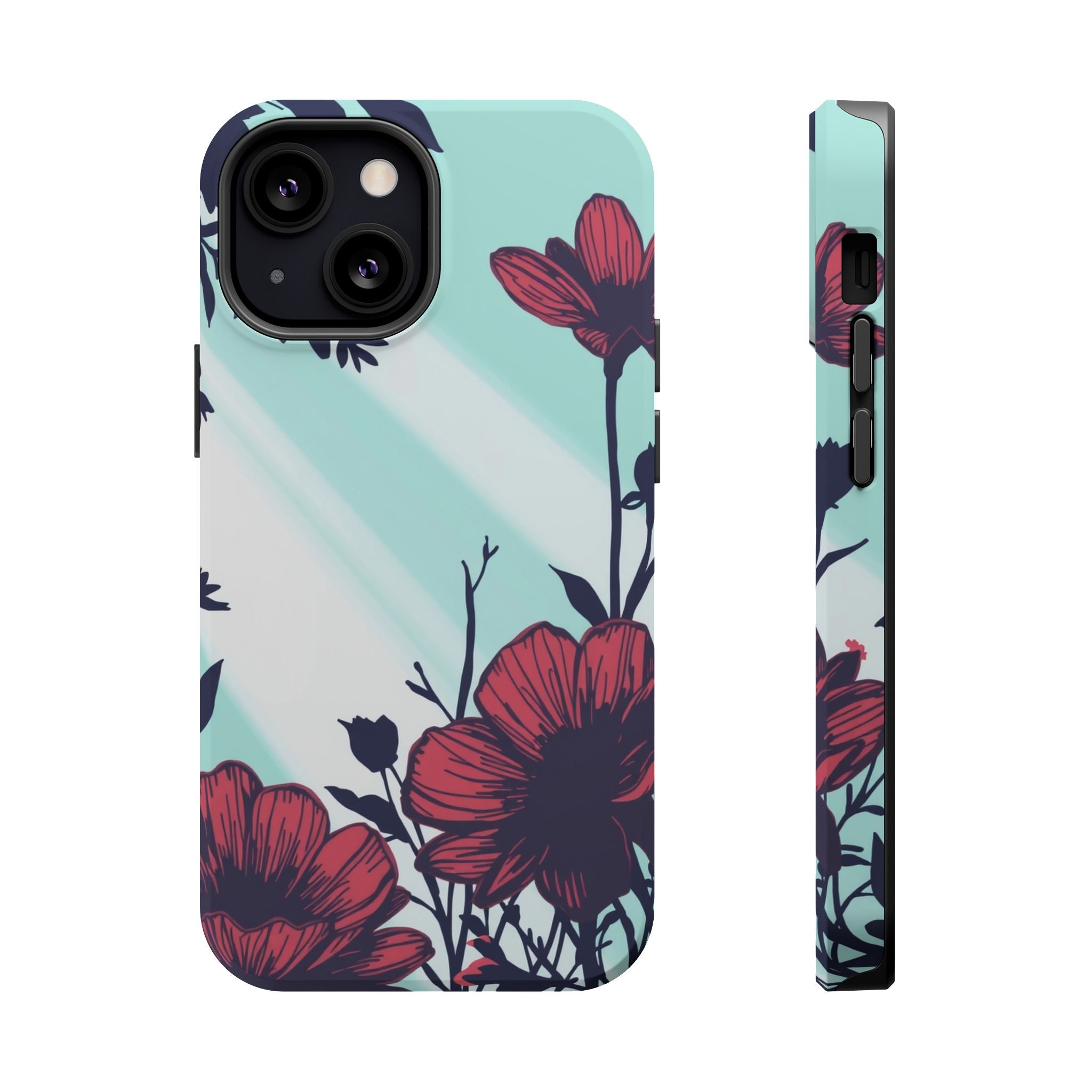 iPhone Floral Silhouette Cinematic Art Slim Everyday Designer Case · iPhone Case