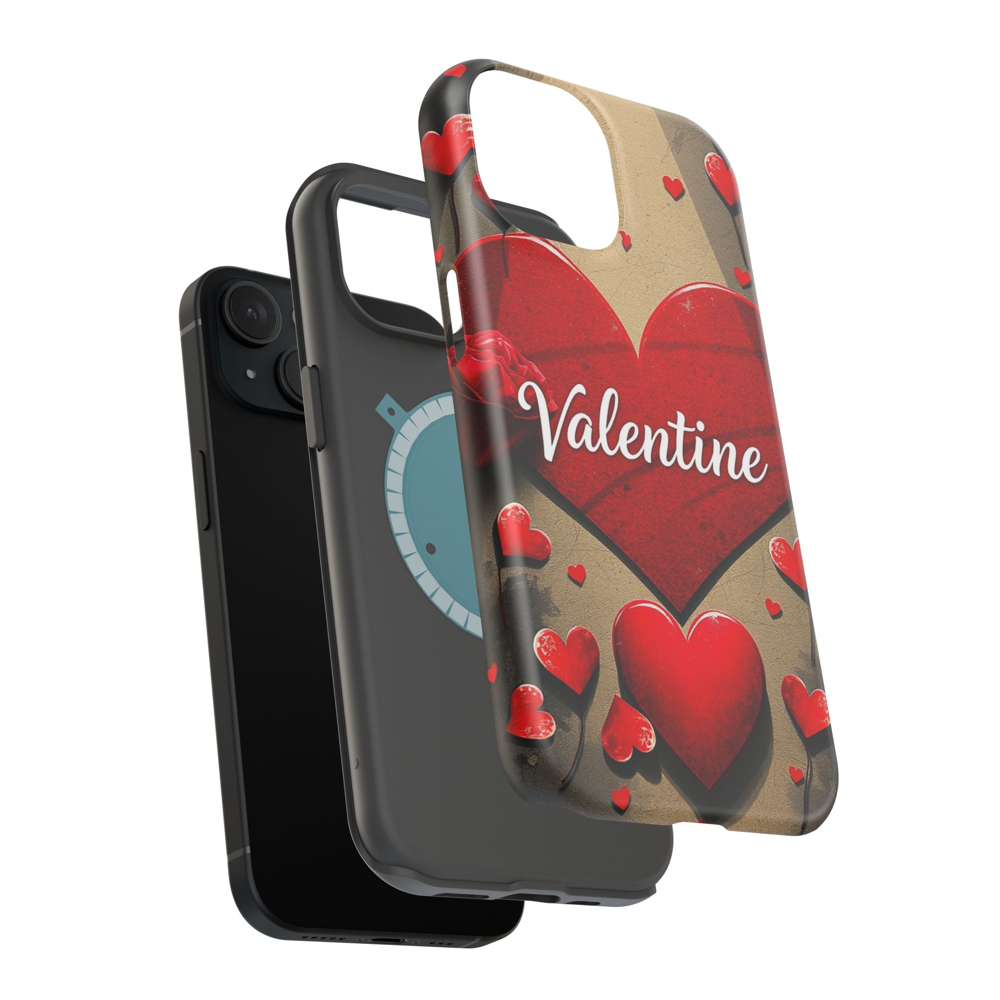 iPhone Serene Vintage Valentine Card Design Slim Everyday Designer Case · iPhone