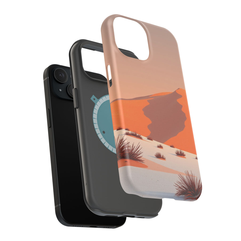 iPhone Burnt Orange And Sand Snow Field Slim Everyday iPhone Designer · iPhone C