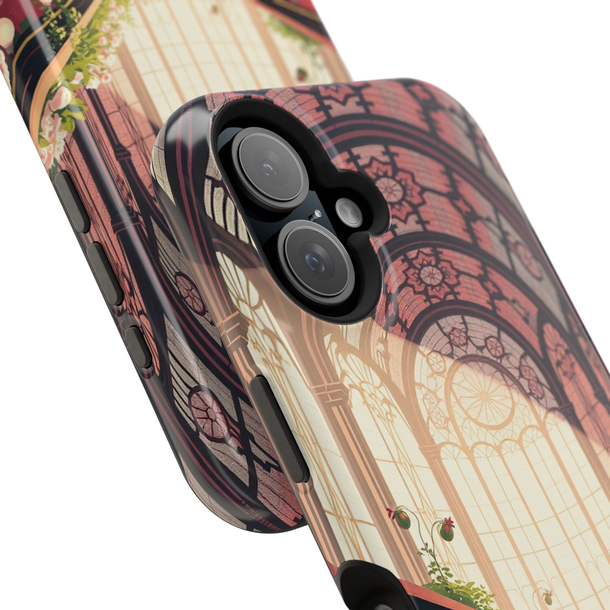 iPhone Flower Market Stained Glass Bold Modern Everyday Snap Case · iPhone Case