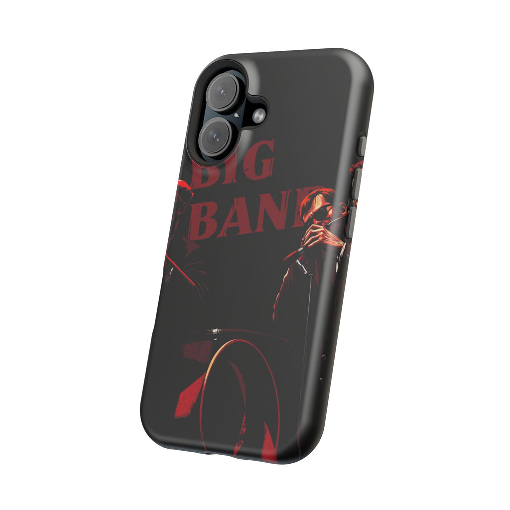iPhone Black And Crimson Big Band Era Slim Everyday Designer Case · iPhone Case