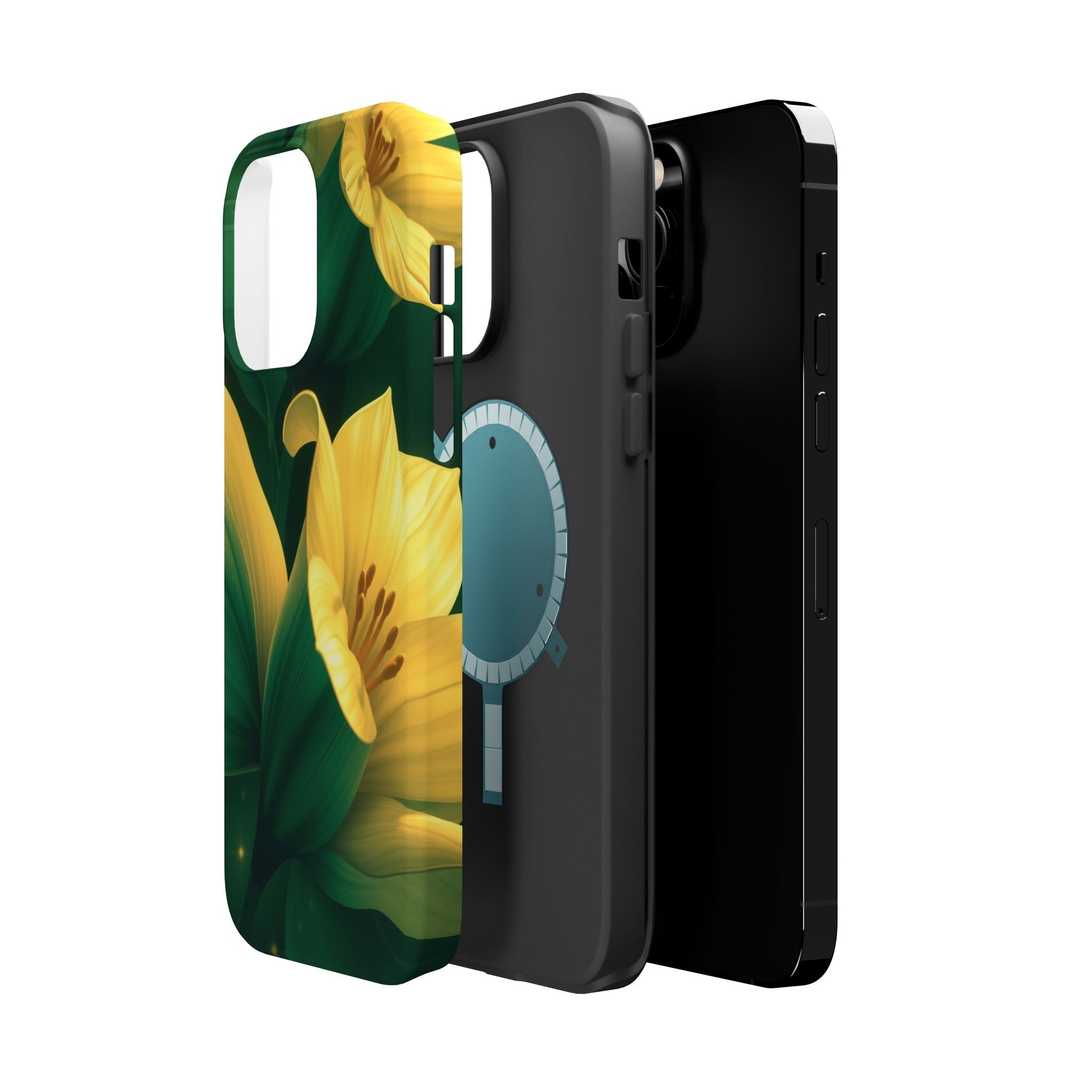 iPhone Night Bloomer Gold Foil Luxury Slim Everyday Designer Case · iPhone Case