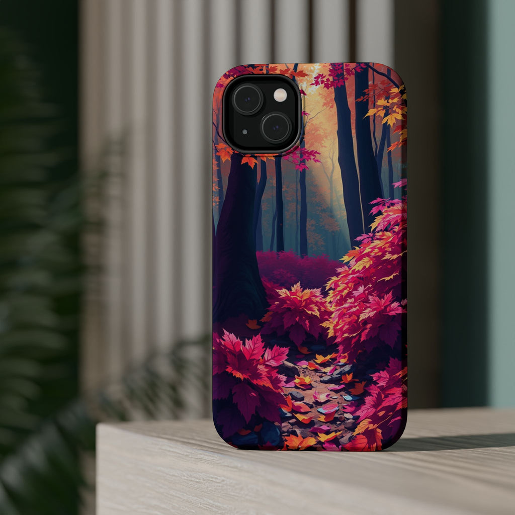 iPhone Earthy Autumn Forest Floor Design Slim Everyday iPhone Designer · iPhone