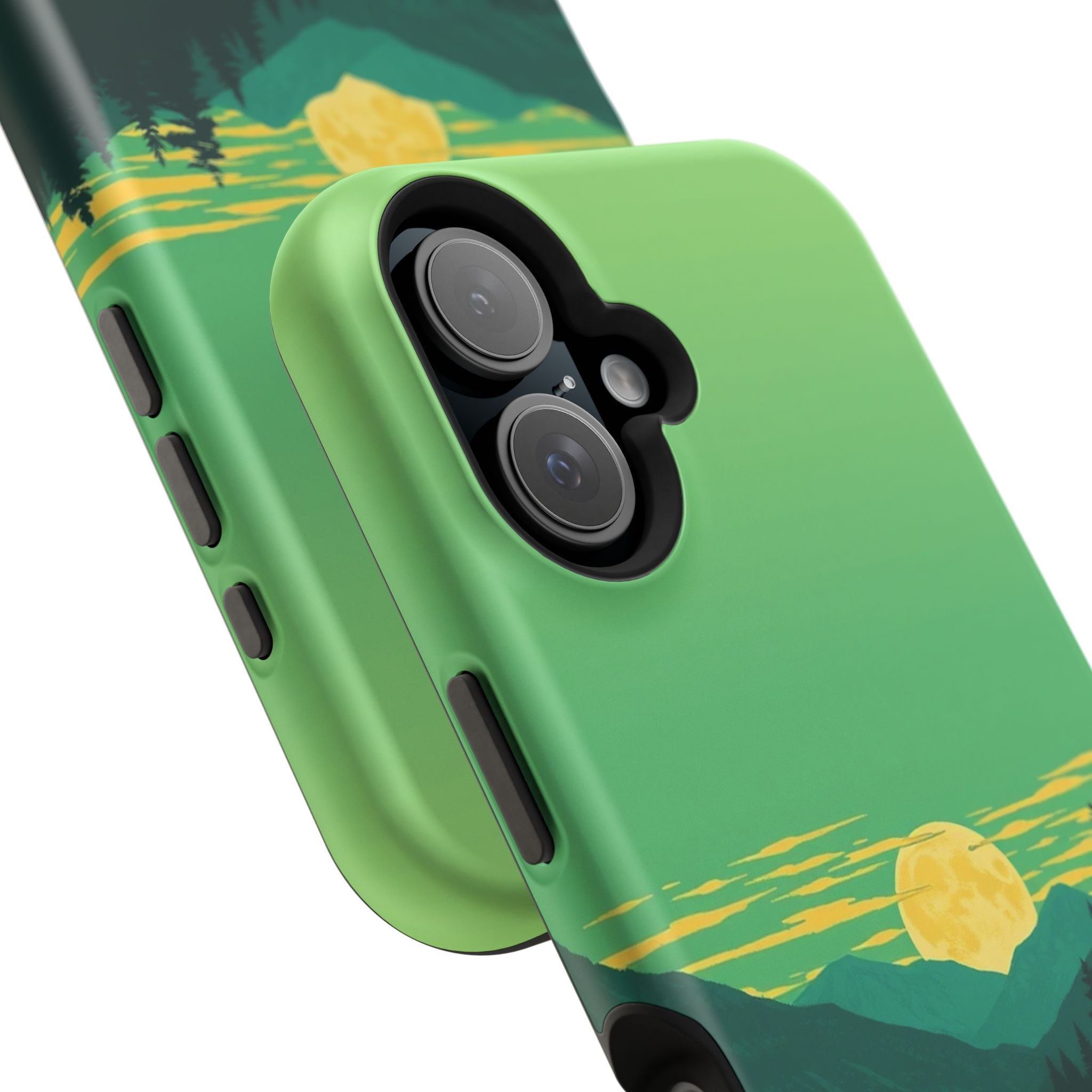 iPhone Lake at Twilight Risograph Print Slim Everyday iPhone Designer · iPhone C