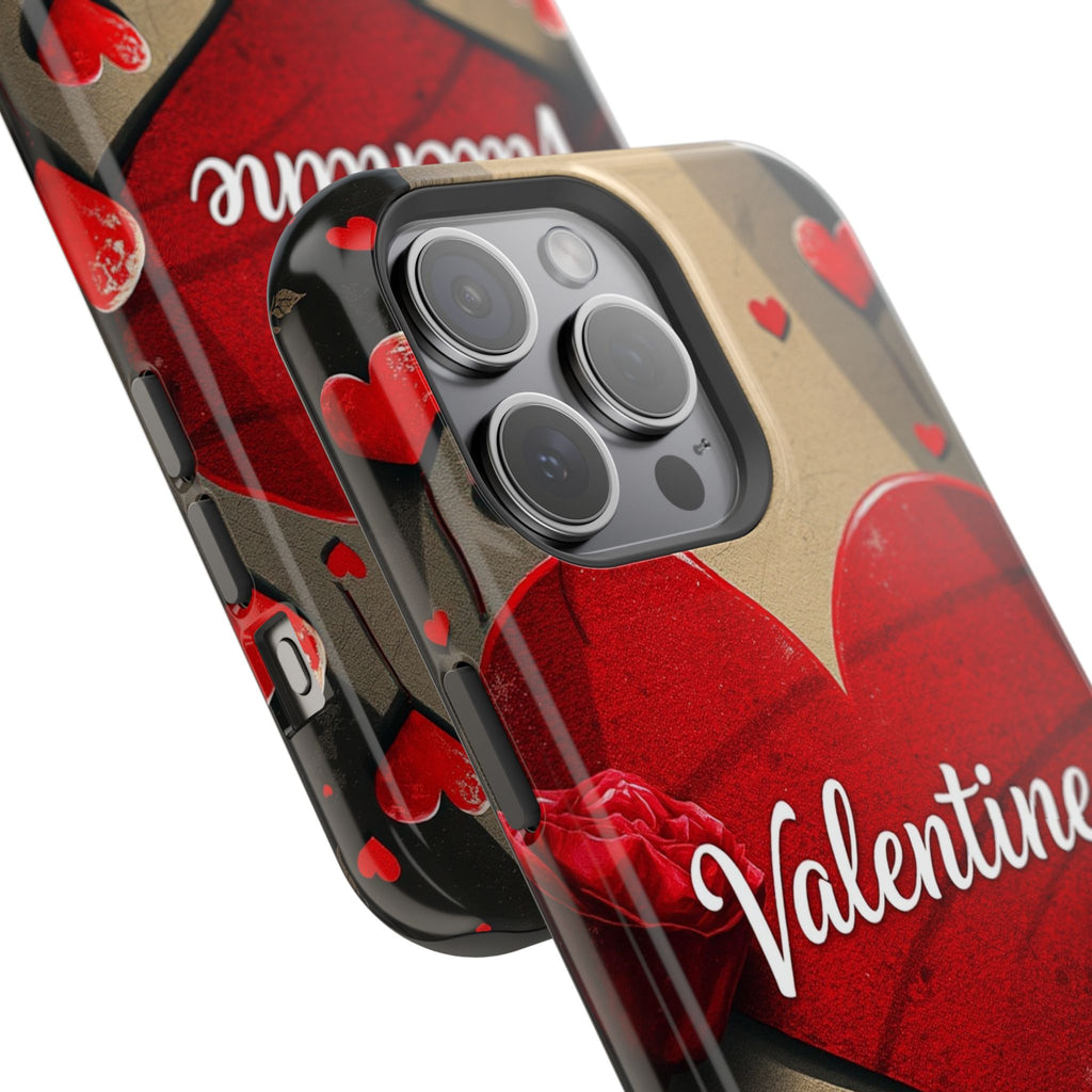 iPhone Serene Vintage Valentine Card Design Slim Everyday Designer Case · iPhone