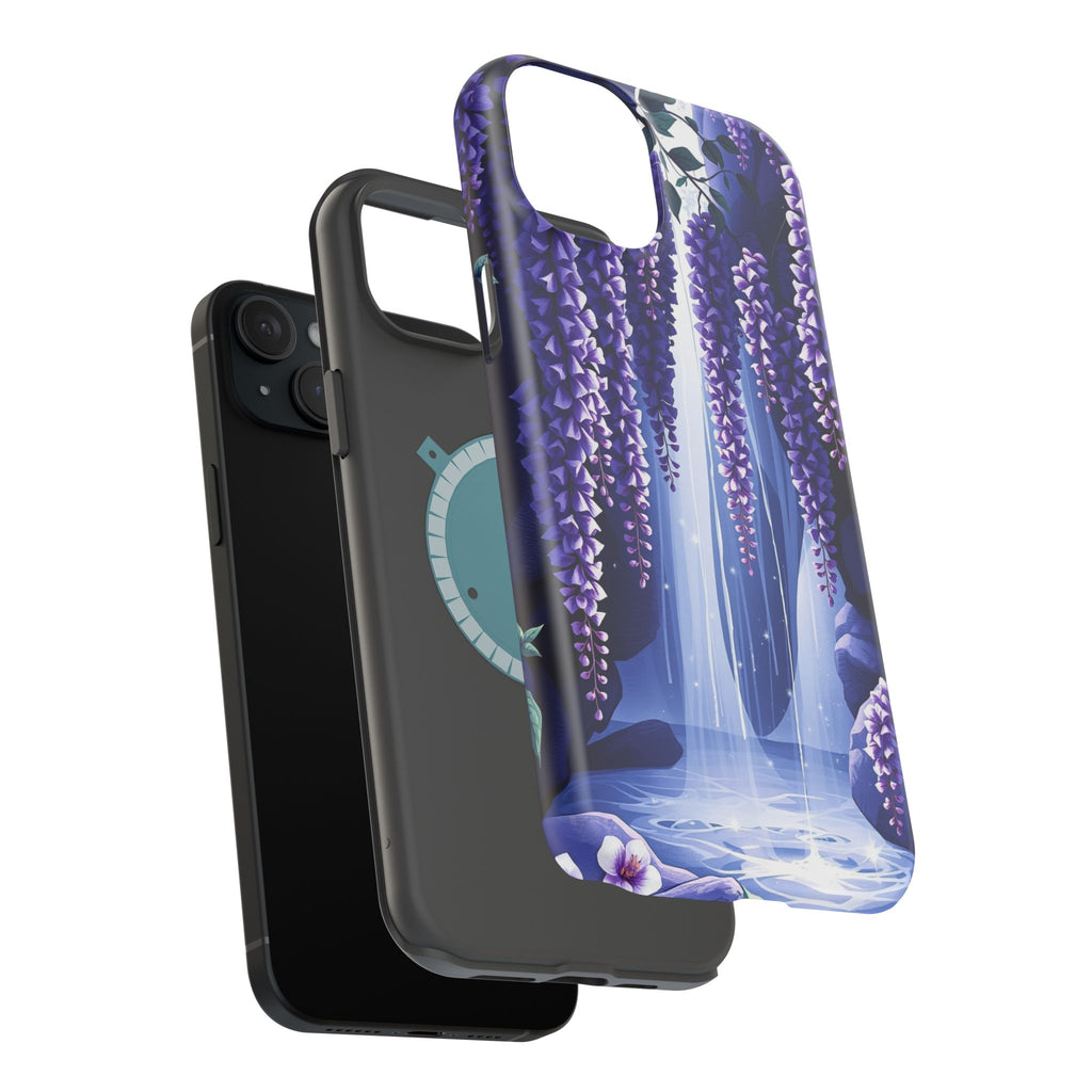 iPhone Wisteria Cascade Serene Design Slim Snap Case Ga · iPhone Case