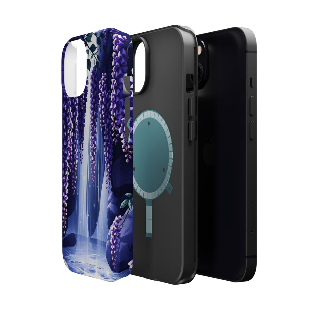 iPhone Wisteria Cascade Serene Design Slim Snap Case Ga · iPhone Case