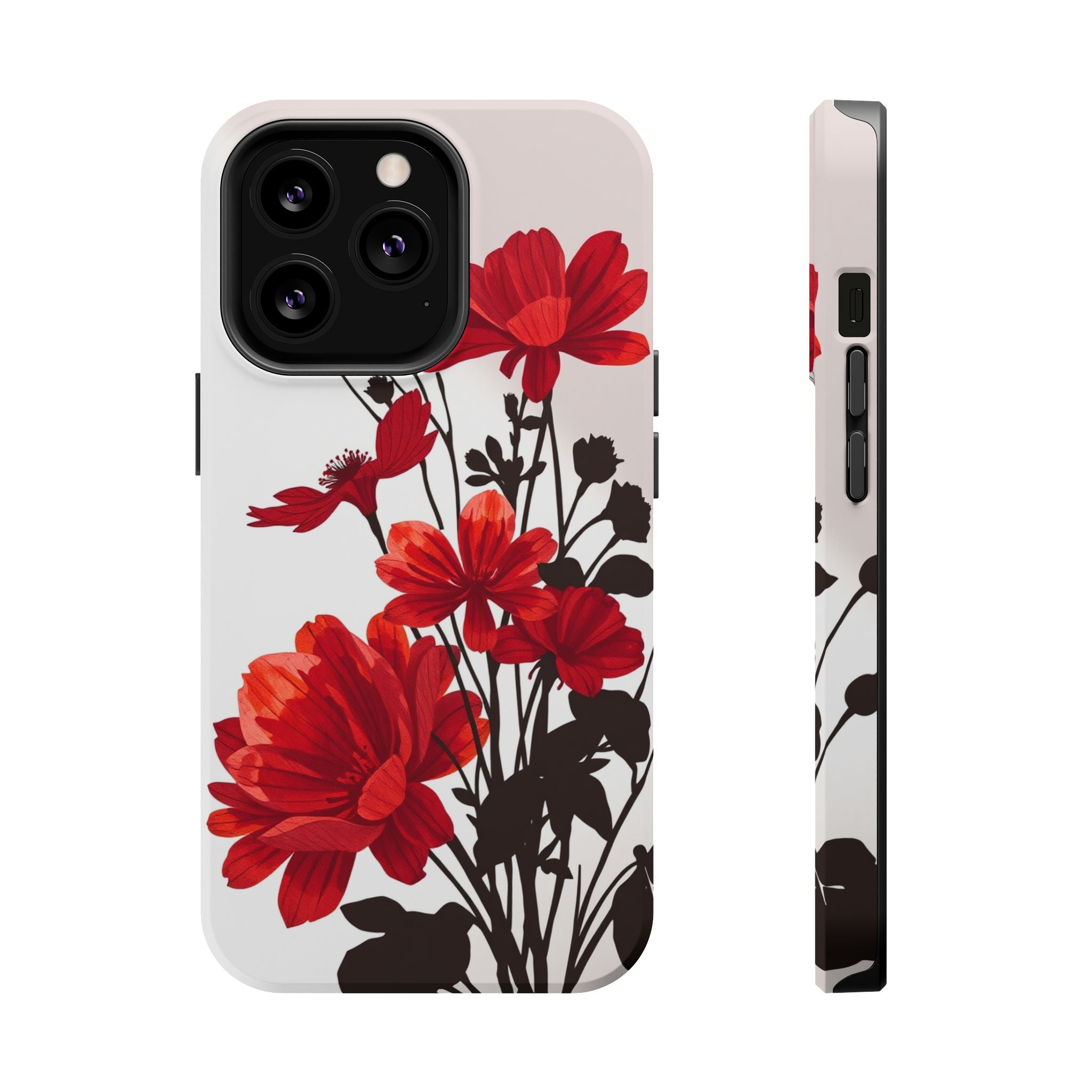 iPhone Floral Silhouette Cinematic Art Slim Snap Case · iPhone Case