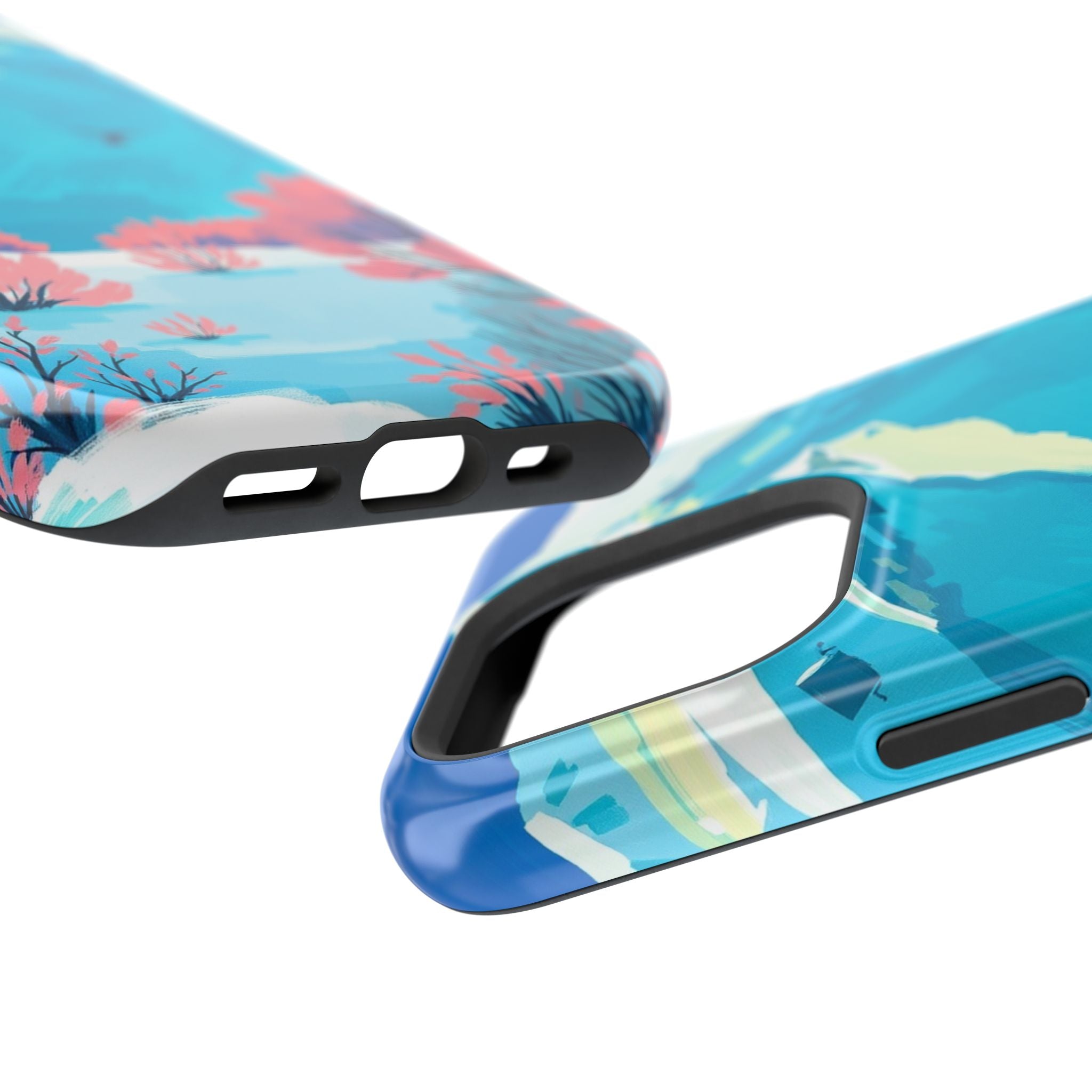 iPhone Snow Field Electric Art Slim Everyday Designer Case · iPhone Case