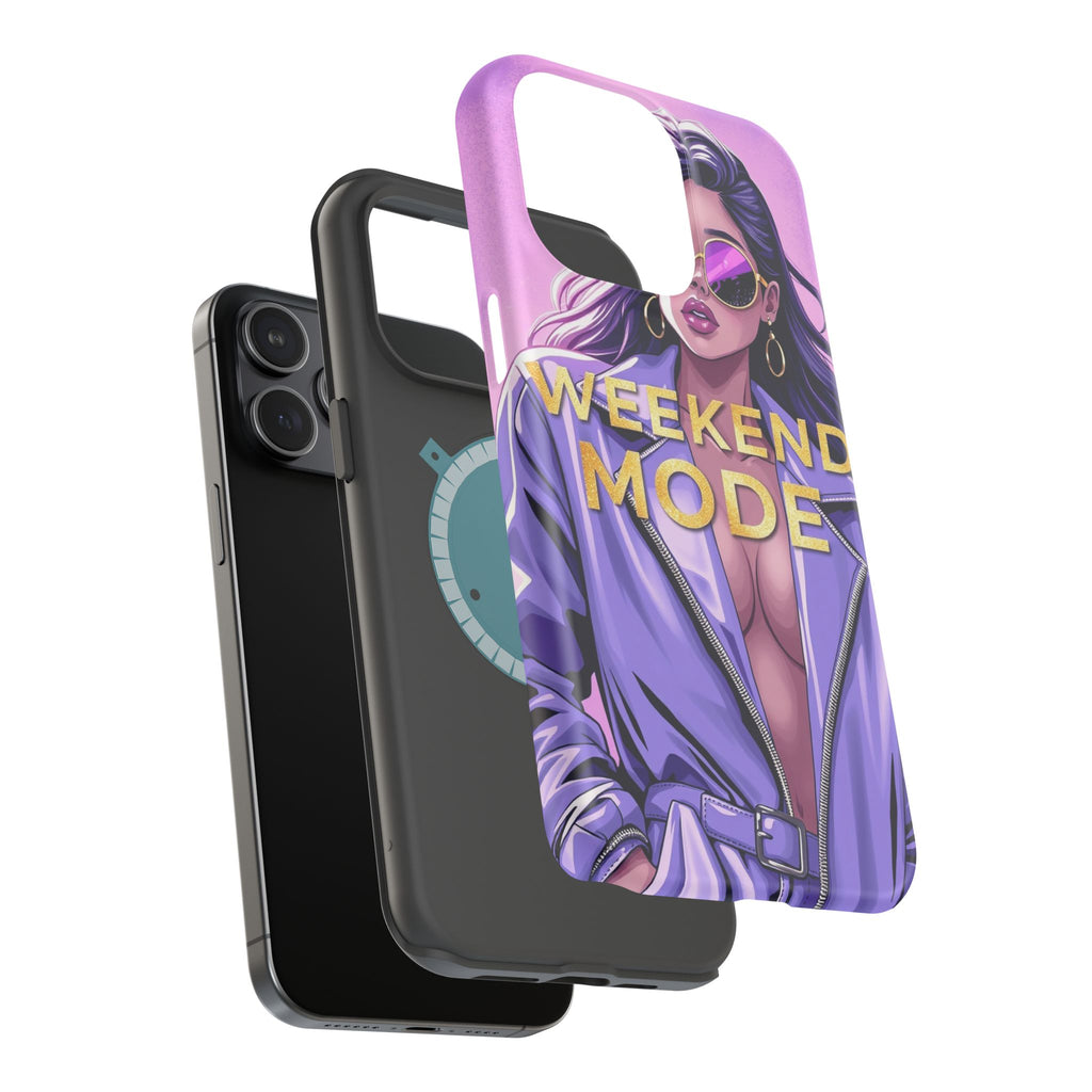 iPhone Lavender And Pearl Weekend Mode On Slim Everyday Designer Case · iPhone C