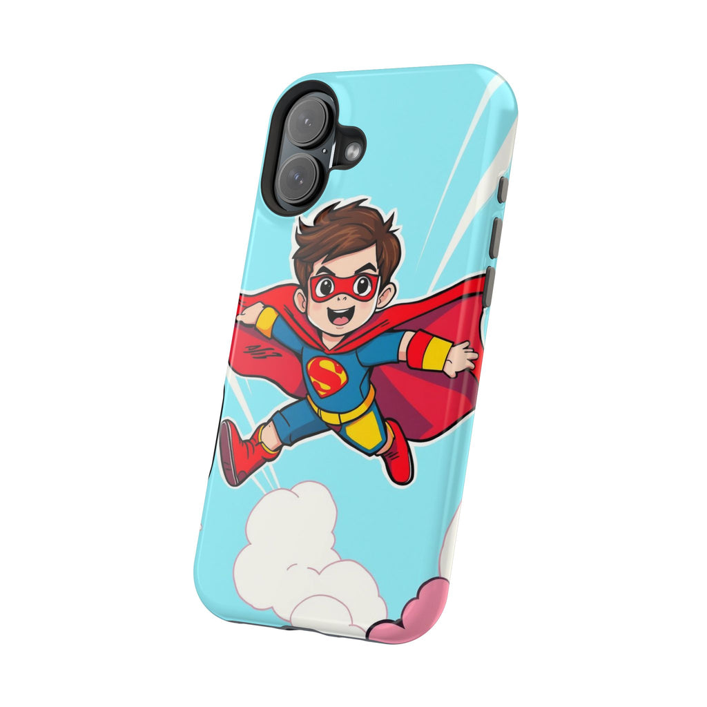 iPhone Kid Superhero Flying Kids Fun iPhone Phone Case Gift Slim · iPhone Case