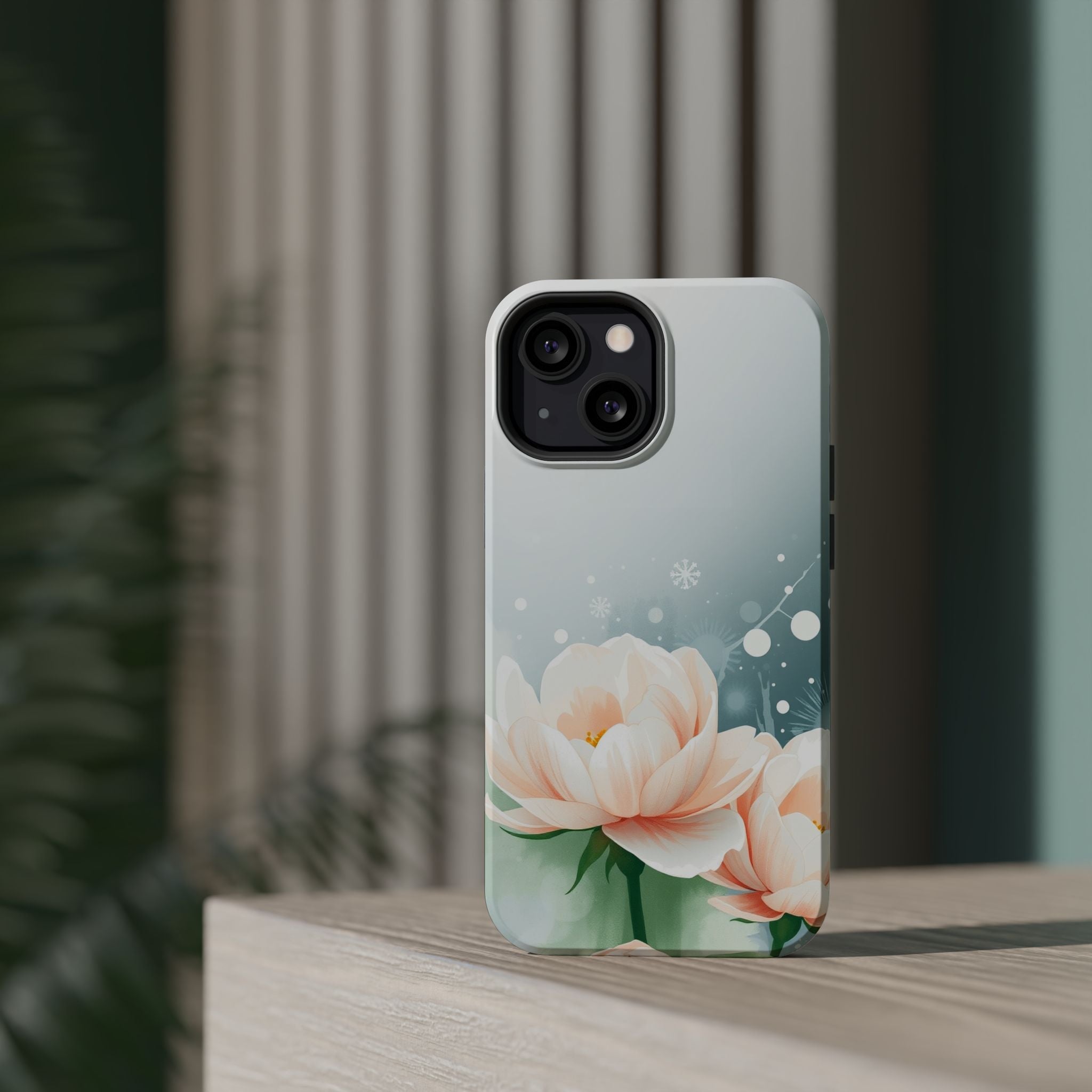 iPhone Serene Floral Watercolor Splash Design Slim iPhone Everyday · iPhone Case