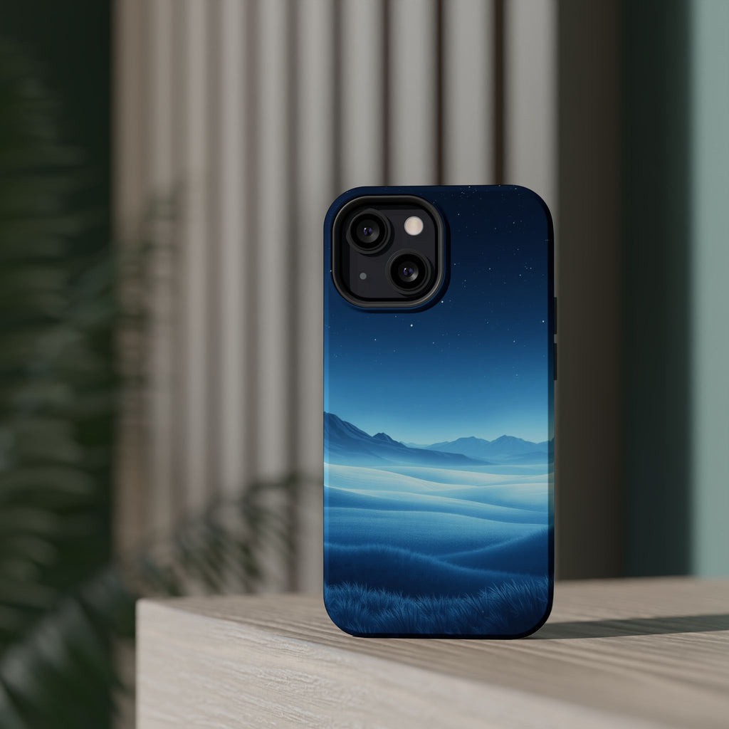 iPhone Midnight Blue And Silver Tundra Expanse Clean iPhone 17 Minimal · iPhone