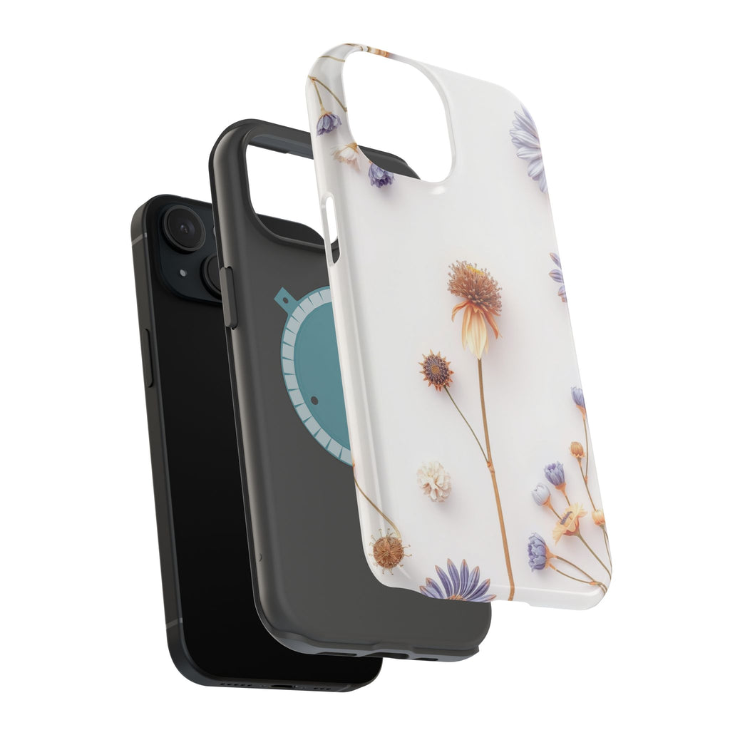 iPhone Dried Flower Flat Lay Bold Art Slim Everyday Designer Case · iPhone Case