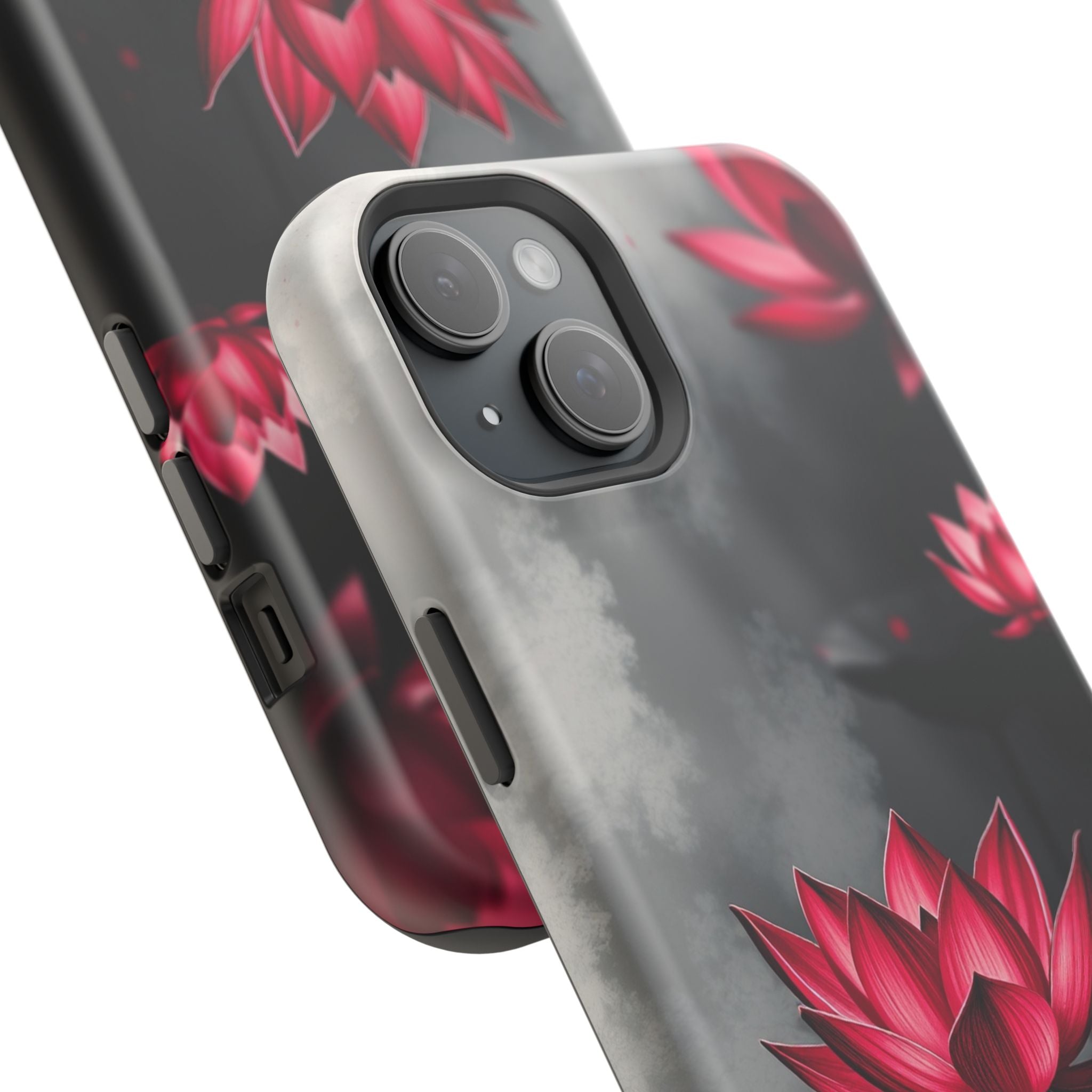 iPhone Lotus Pond Mystic Art 15 Slim Everyday Designer Case · iPhone Case