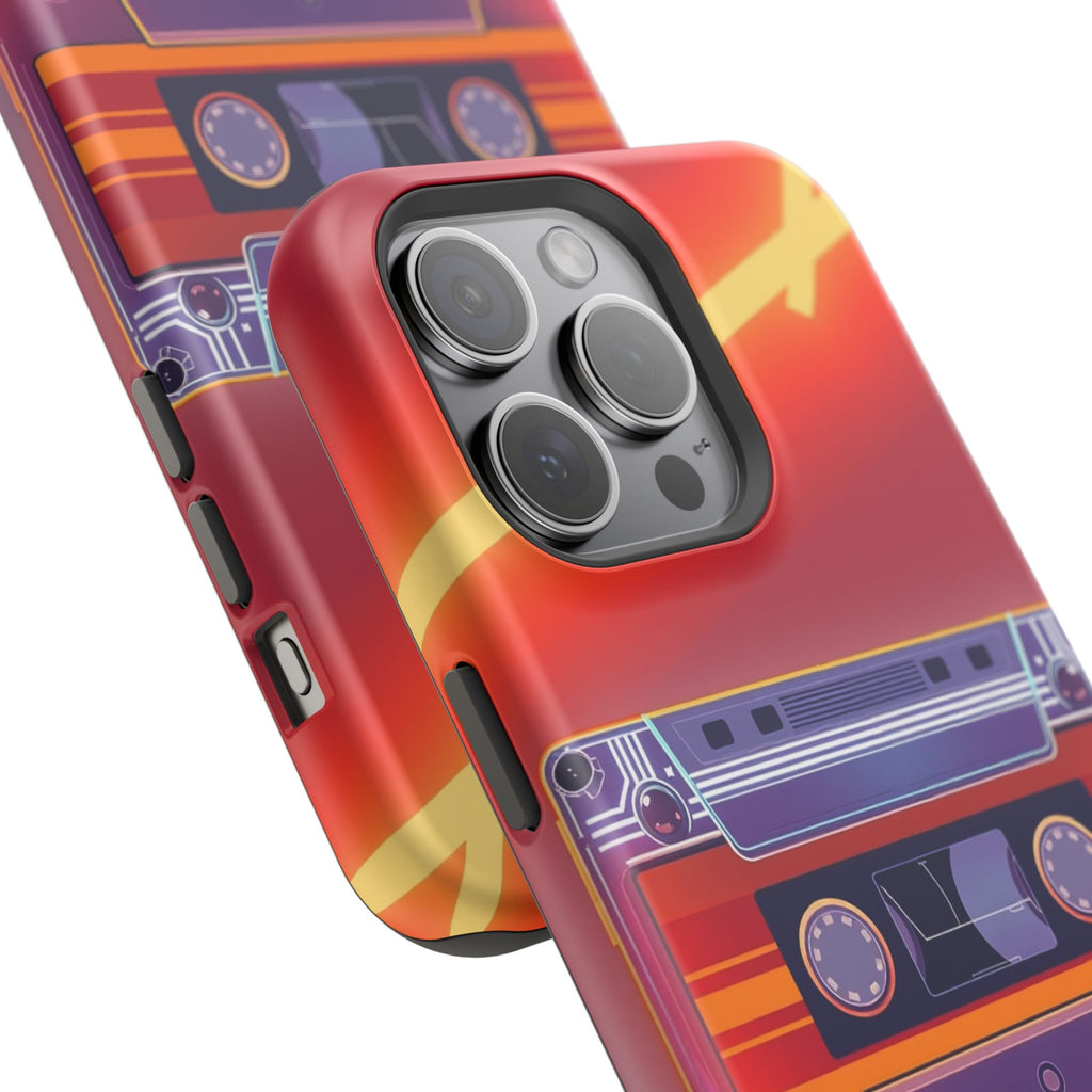 iPhone Cassette Tape Rewind Bold Art Slim Everyday Designer Case · iPhone Case