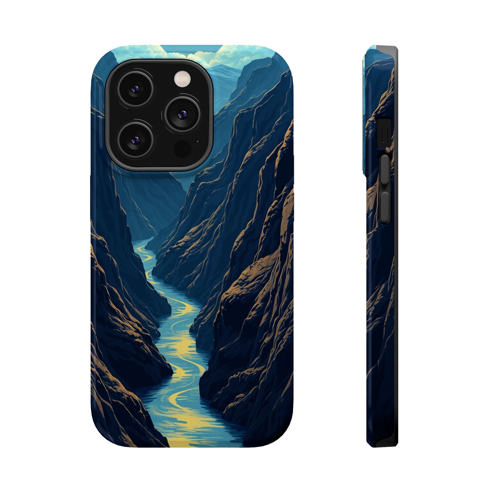 iPhone River Canyon Gold Foil Luxury Slim Everyday Designer Case · iPhone Case