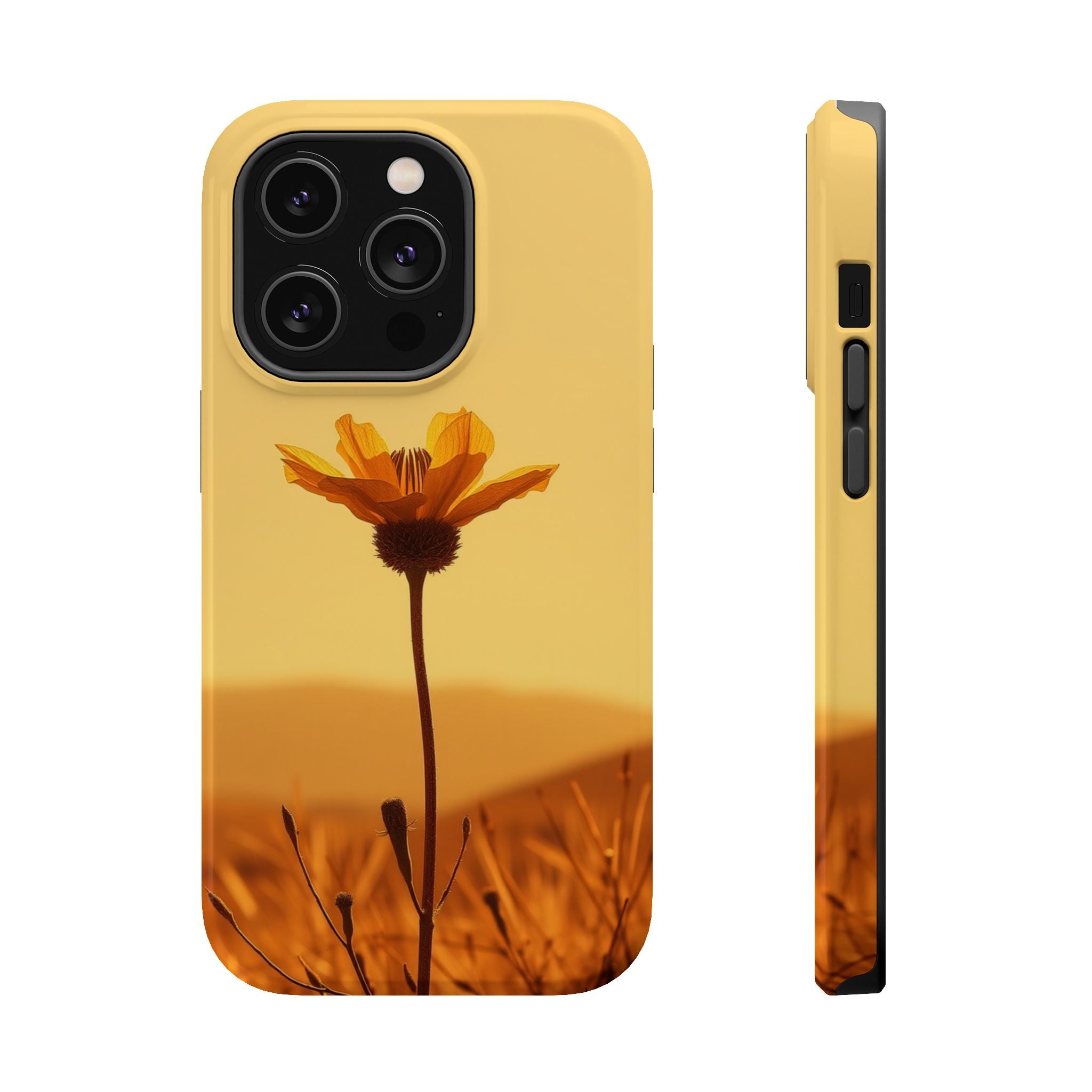 iPhone Desert Flower Cinematic Art Bold Modern Everyday Snap Case · iPhone Case