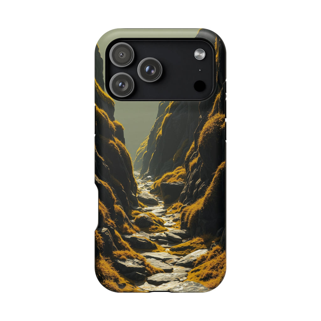 iPhone Moss Covered Rocks Enchanted Art Slim Everyday iPhone 14 · iPhone Case