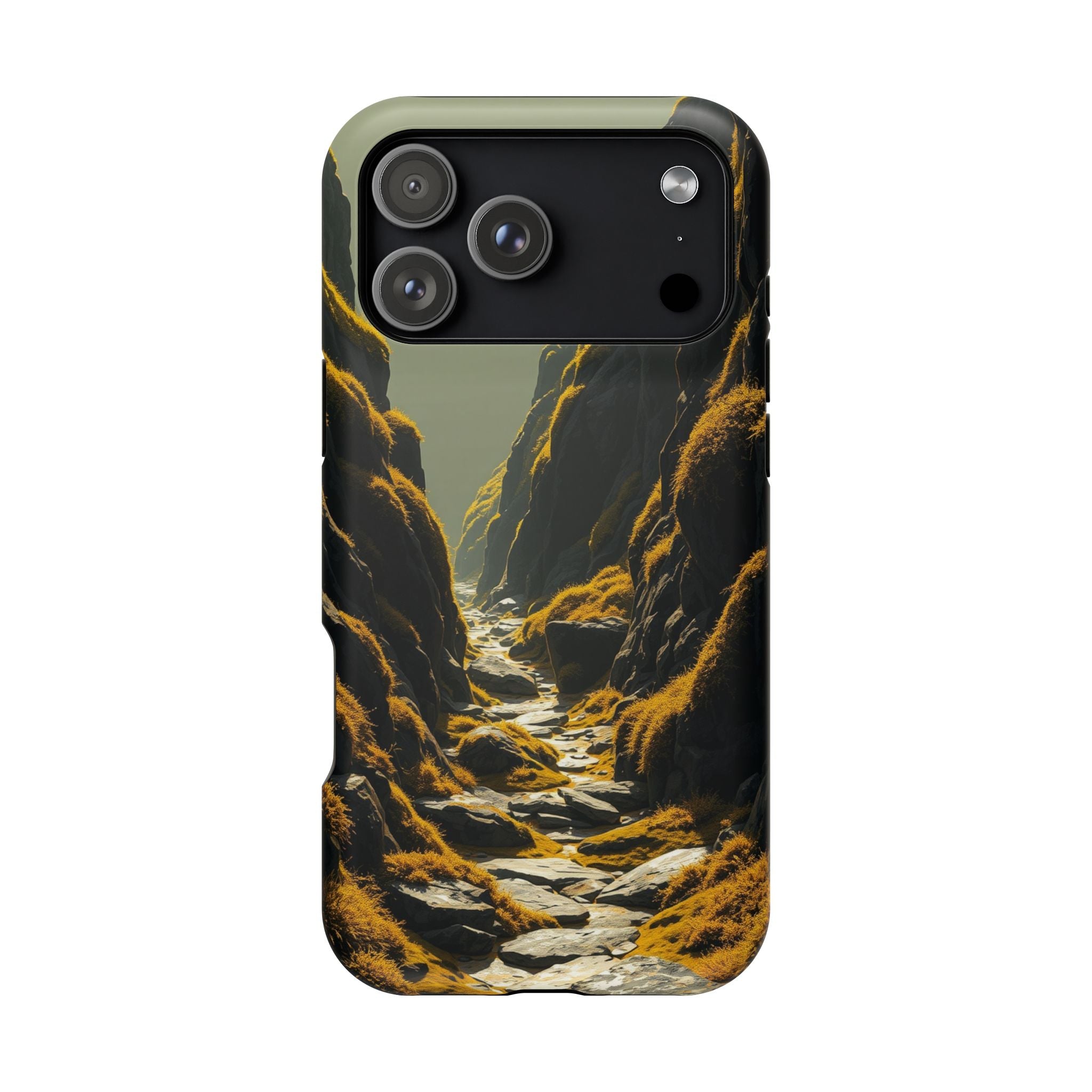iPhone Moss Covered Rocks Enchanted Art Slim Everyday iPhone 14 · iPhone Case