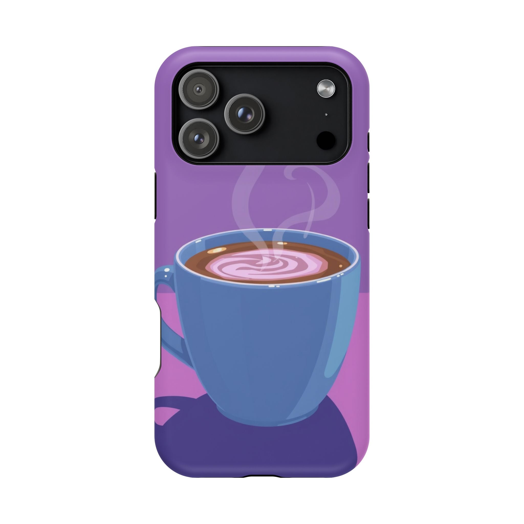 iPhone Emotional Support Coffee Pixel Art -Bit Soft Finish Everyday Case · iPhon