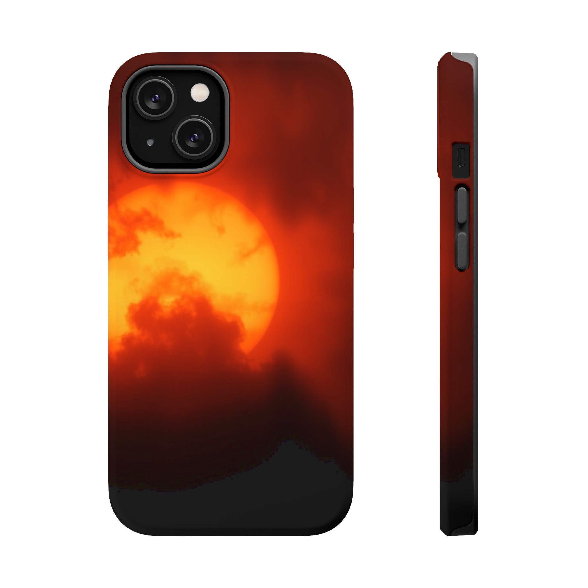 iPhone Color Theory Dark Gothic Ink Slim Everyday Designer Case · iPhone Case