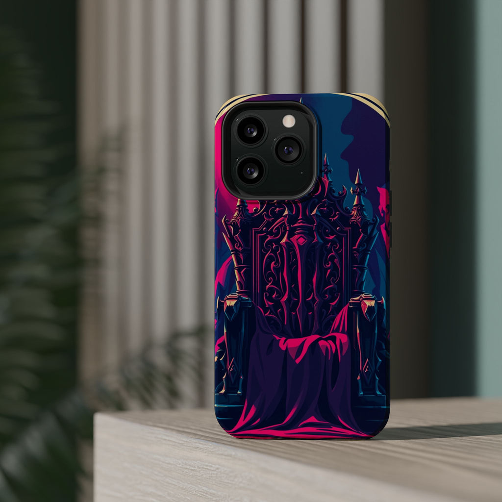 iPhone Lich King Throne Vintage Retro Poster Slim Everyday Designer Case · iPhon