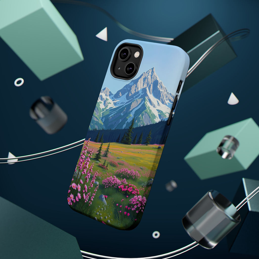 iPhone Earthy Alpine Meadow Design Bold Modern Everyday Snap Case · iPhone Case
