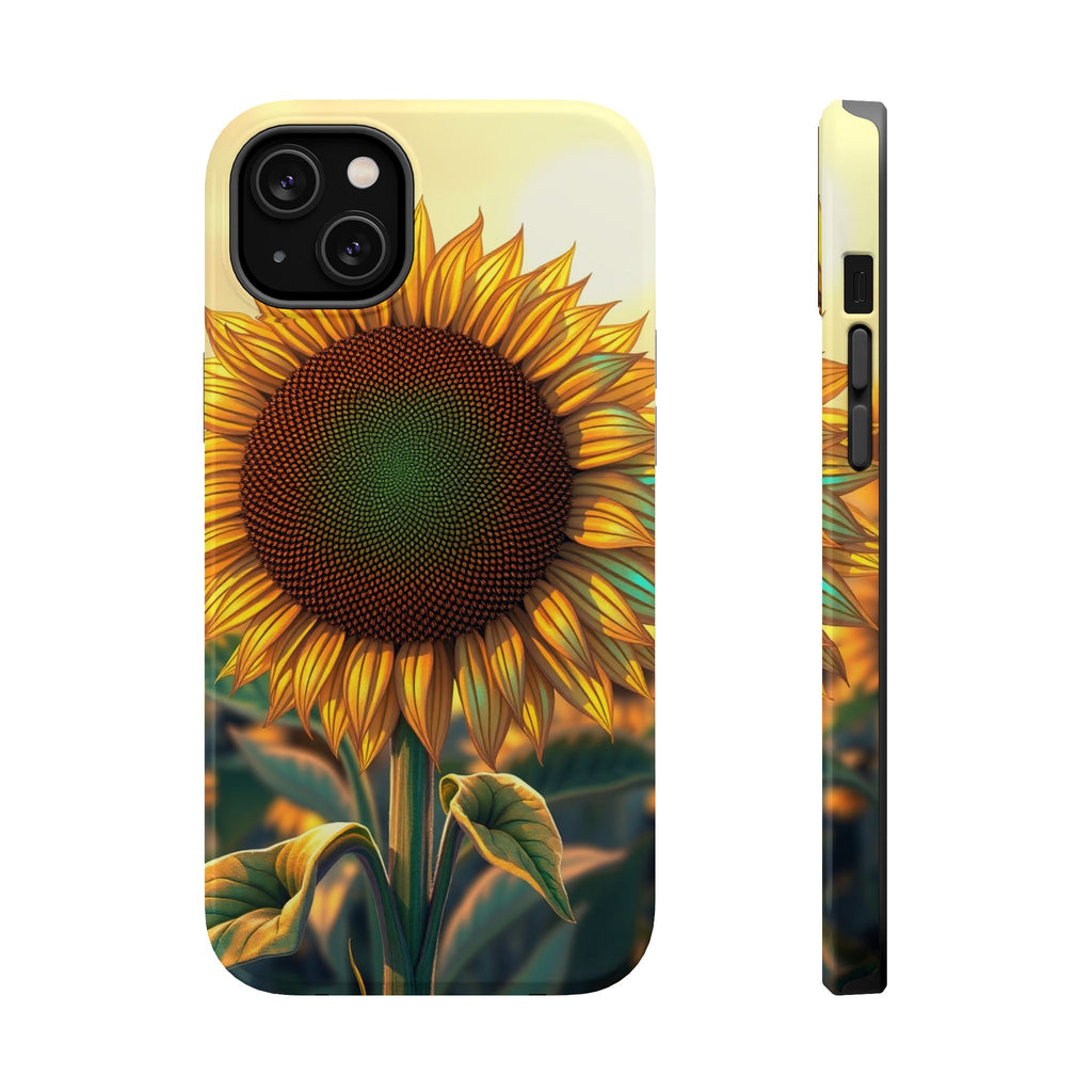 iPhone Sunflower Prairie Bold Art Bold Modern Everyday Snap Case · iPhone Case