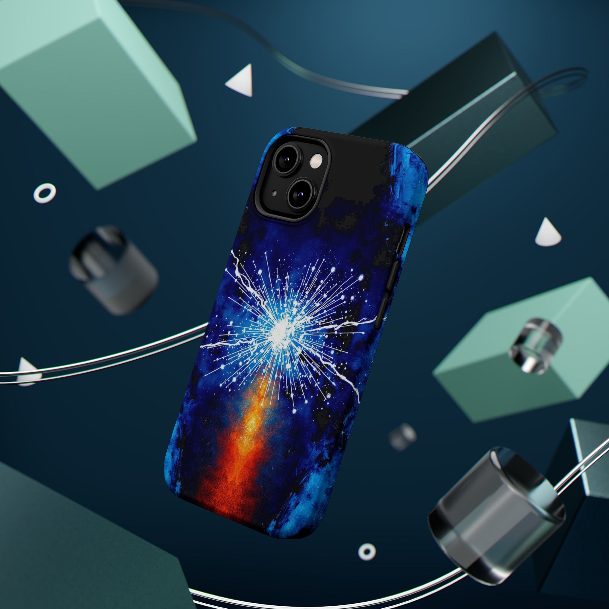 iPhone Magnetic Field Vibrant Watercolor Slim Everyday iPhone Designer · iPhone