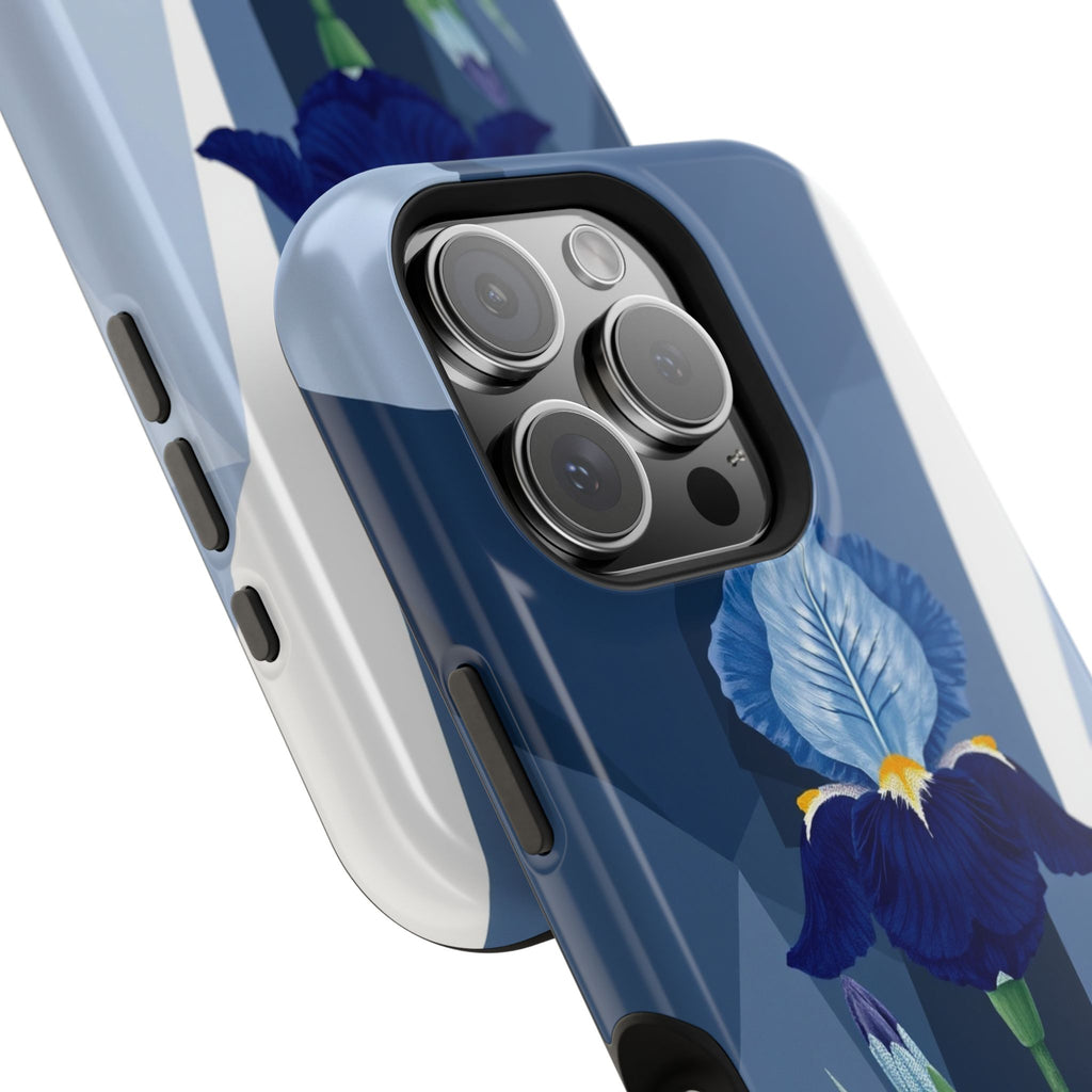 iPhone Earthy Iris Garden Design Bold Modern Everyday Snap Case · iPhone Case