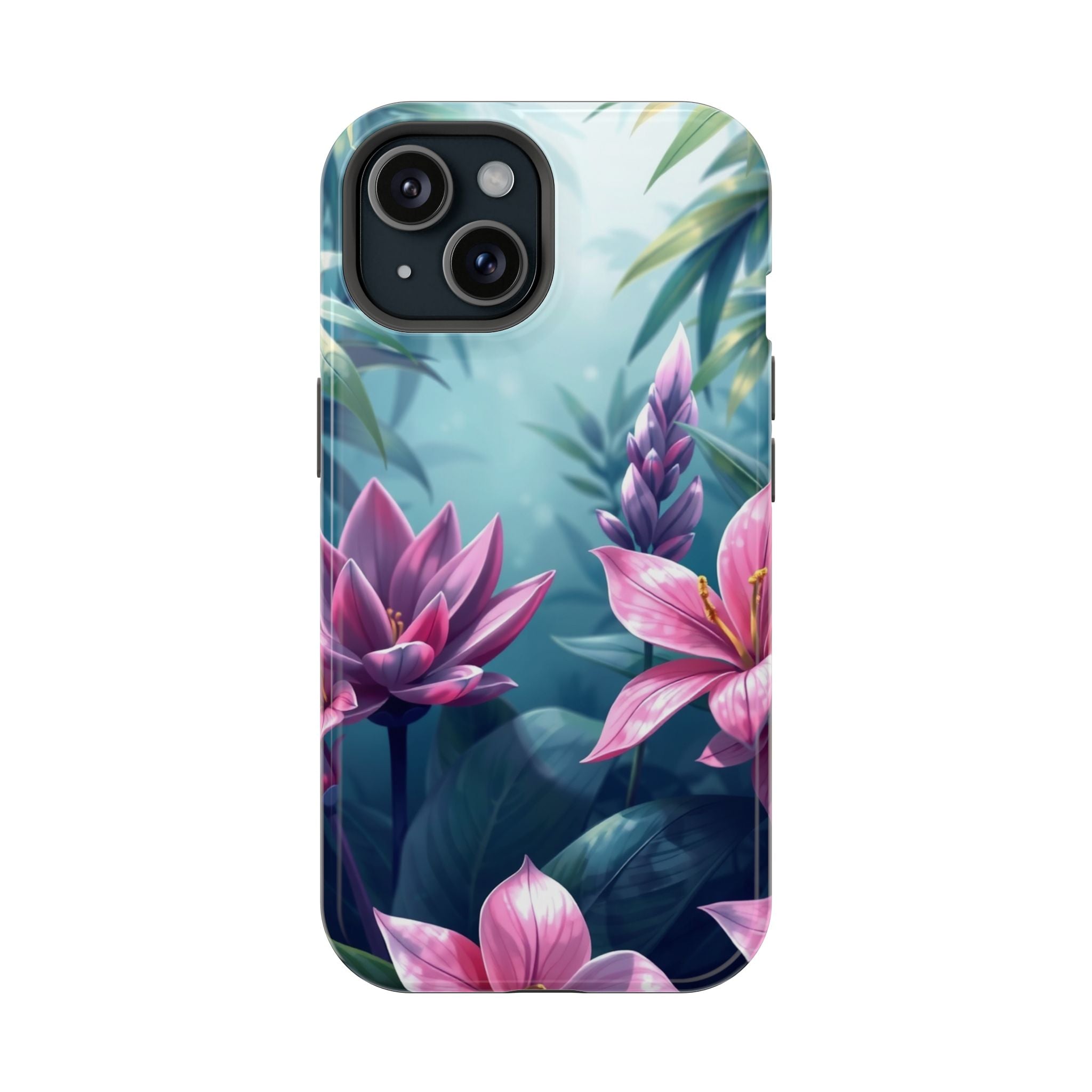 iPhone Indigo And Violet Jungle Floral Slim Everyday Designer Case · iPhone Case