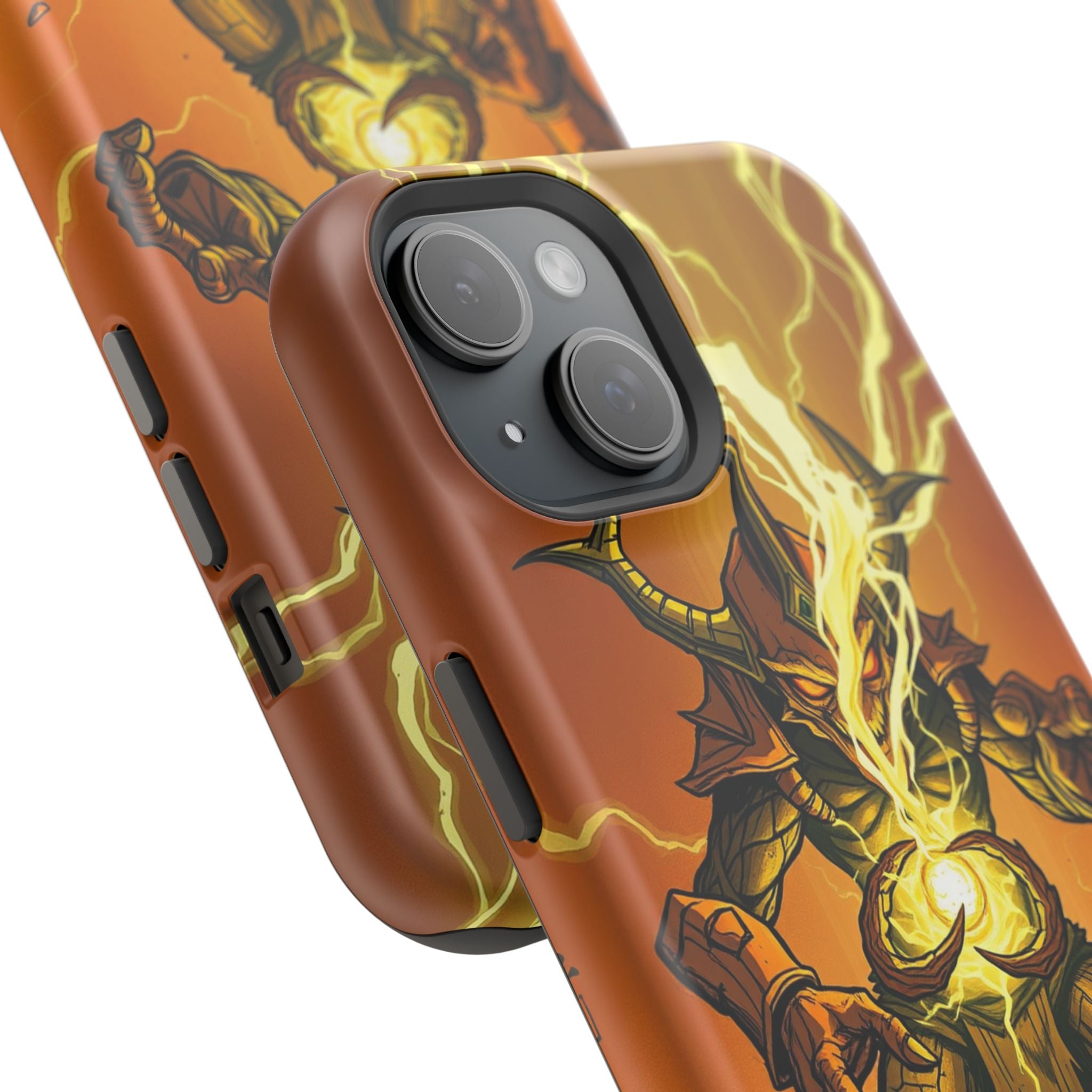 iPhone Burnt Orange And Sand Chaos Goblin Energy Clean Minimal Snap Case · iPhon