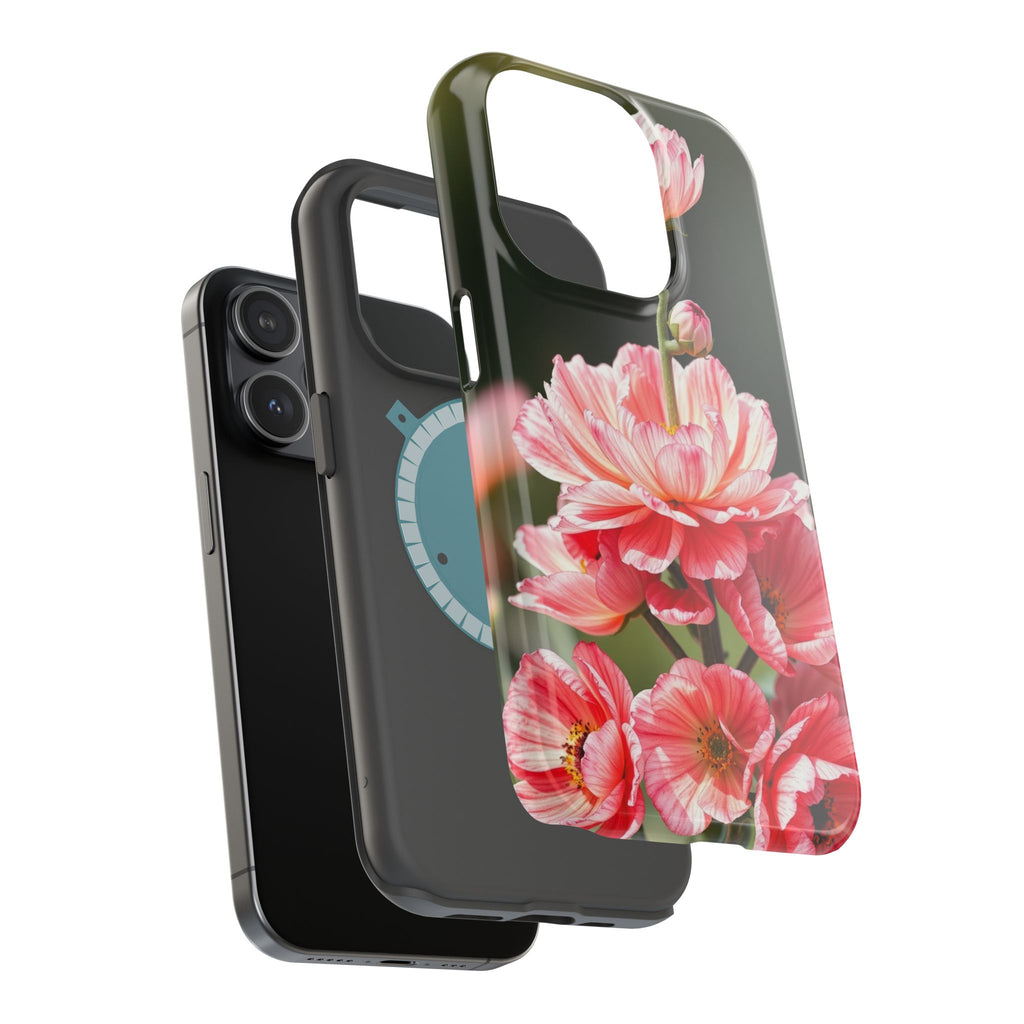 iPhone Ranunculus Stack Vibrant Watercolor Slim Snap Case · iPhone Case