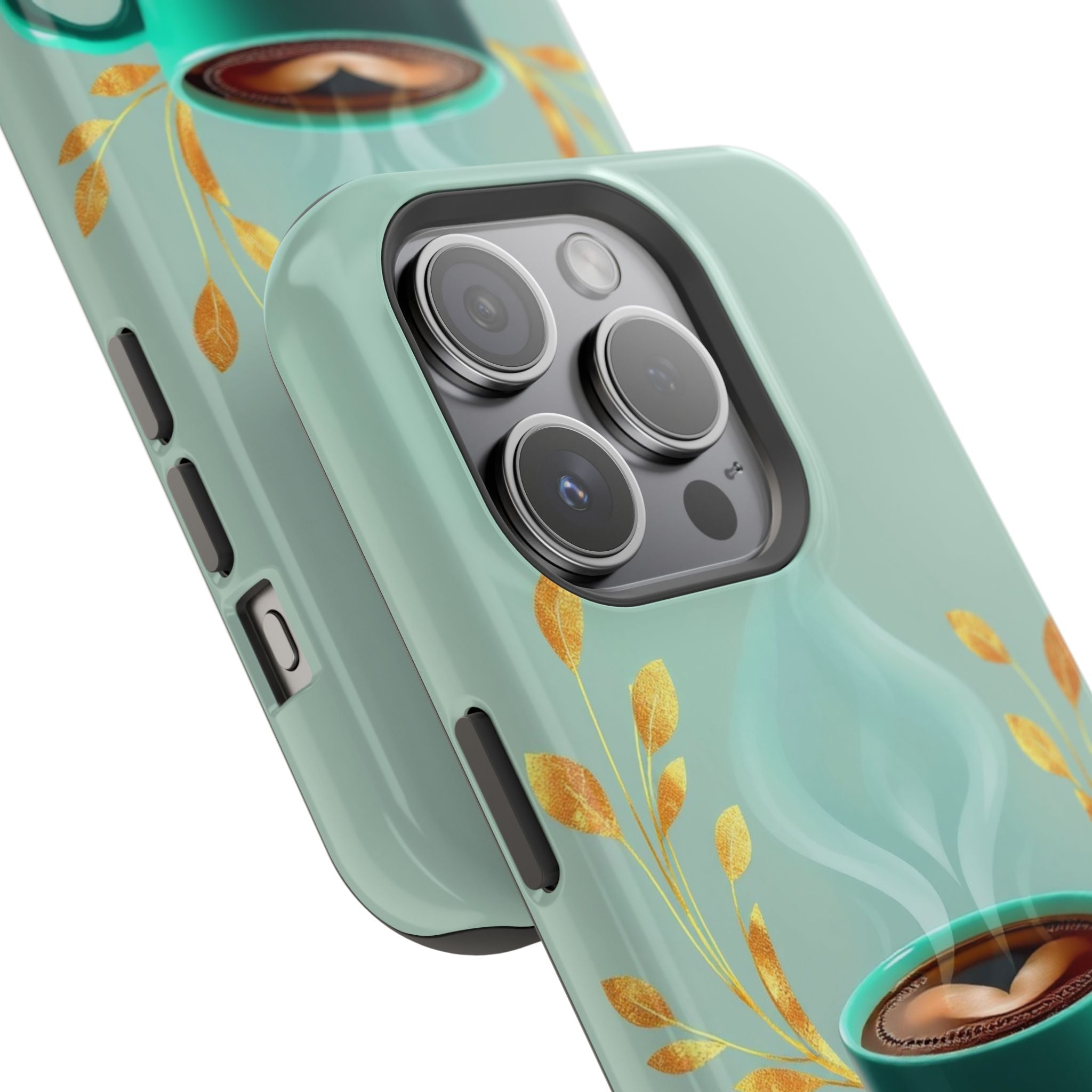 iPhone Radiant Emotional Support Coffee Design Soft Finish Everyday Case · iPhon