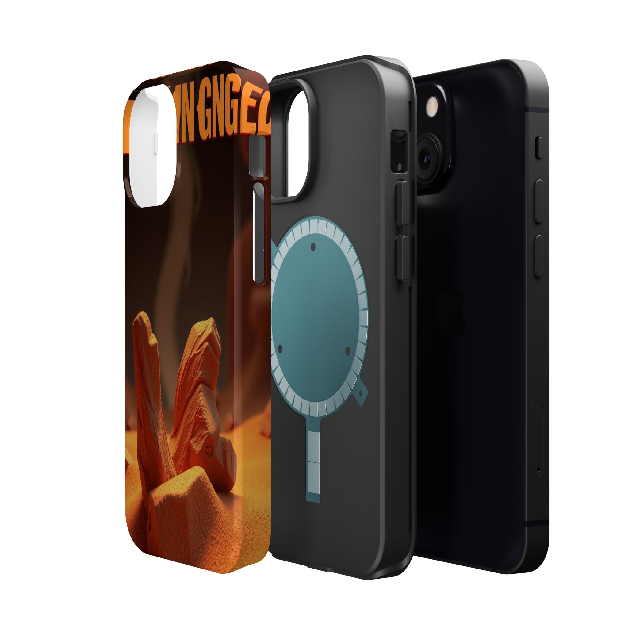 iPhone Earthy Soft but Unhinged Design Slim Everyday Designer Case · iPhone Case