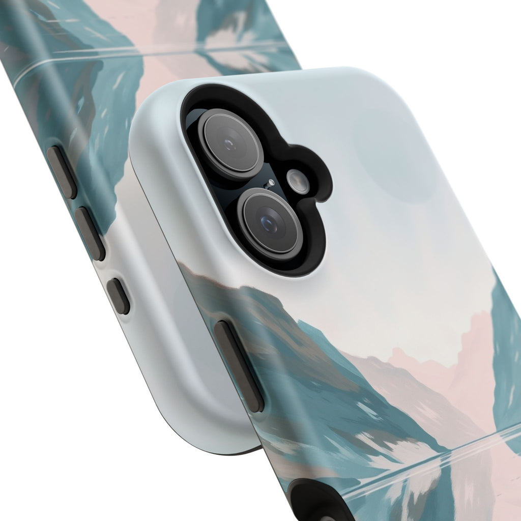 iPhone Fjord Reflection Oil Painting Impressionist iPhone Artistic · iPhone Case