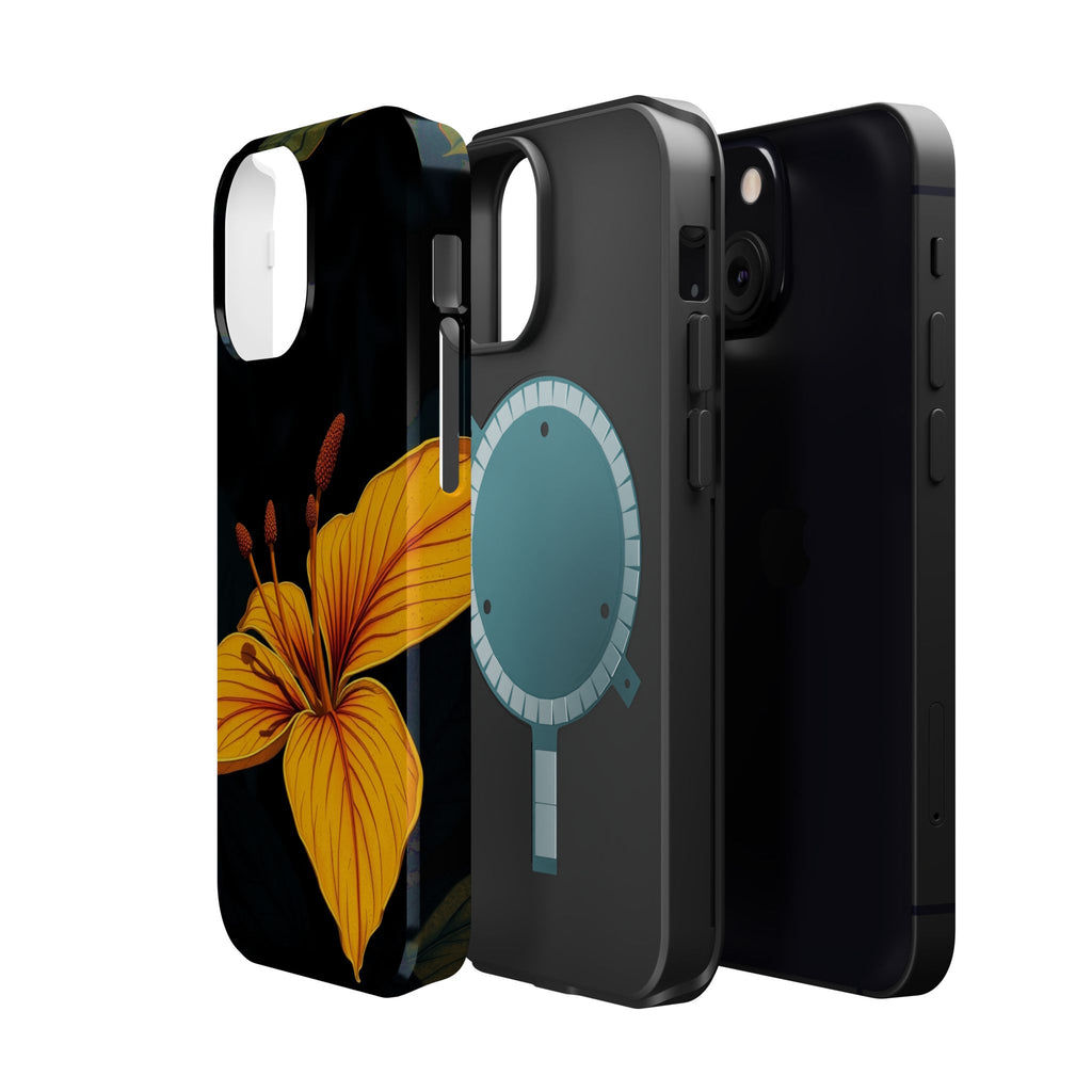 iPhone Earthy Tropical Bloom Design Artistic Everyday Cas Slim Snap Case · iPhon