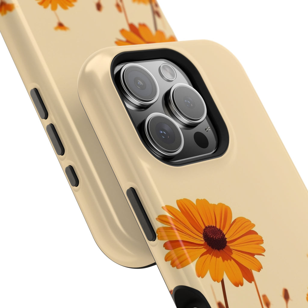 iPhone Wildflower Field Minimalist Line Art Slim Everyday Designer Case · iPhone