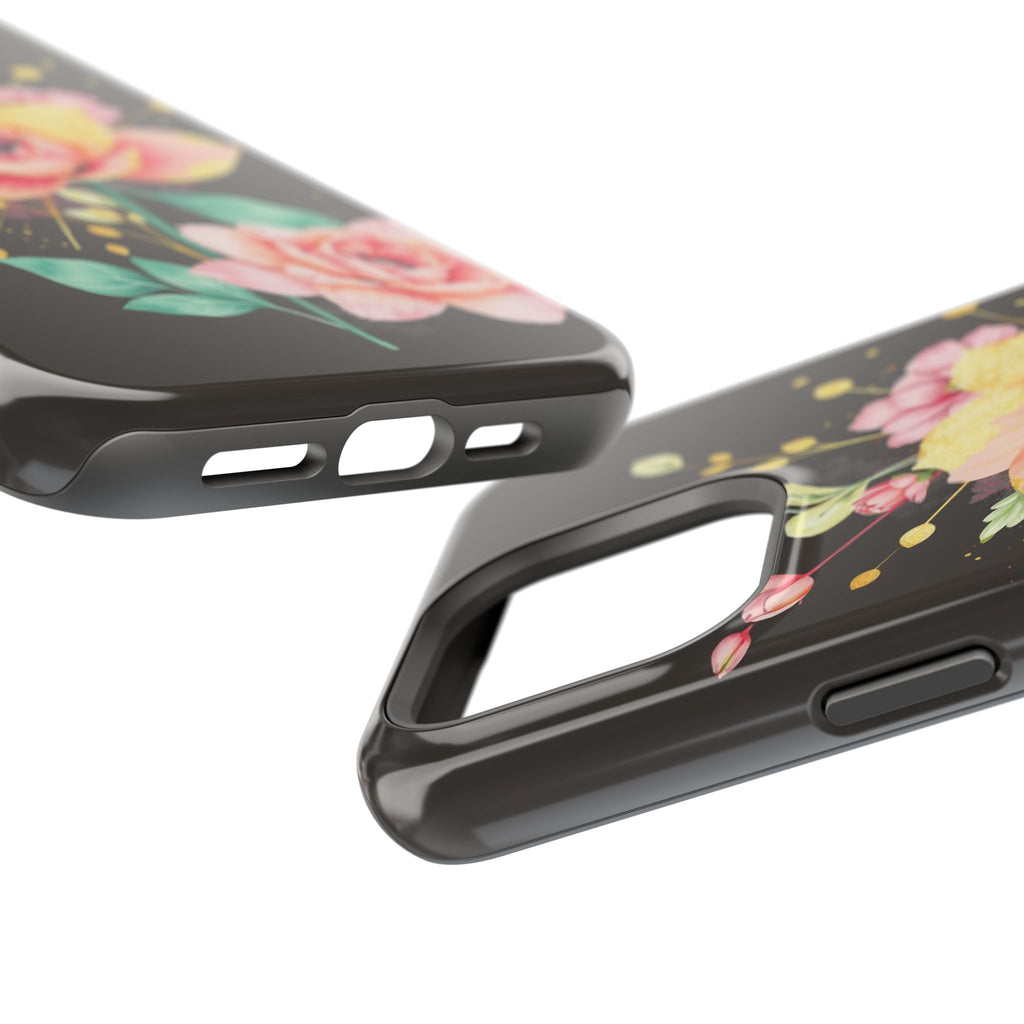 iPhone Earthy Floral Watercolor Splash Design Clean iPhone 14 Minimal · iPhone C