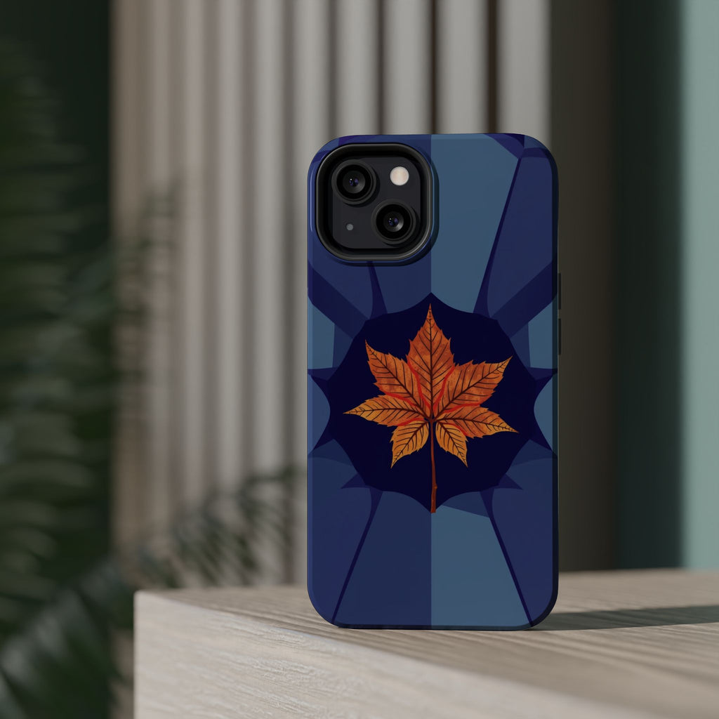 iPhone Autumn Maple Abstract Geometric Slim Everyday Designer Case · iPhone Case