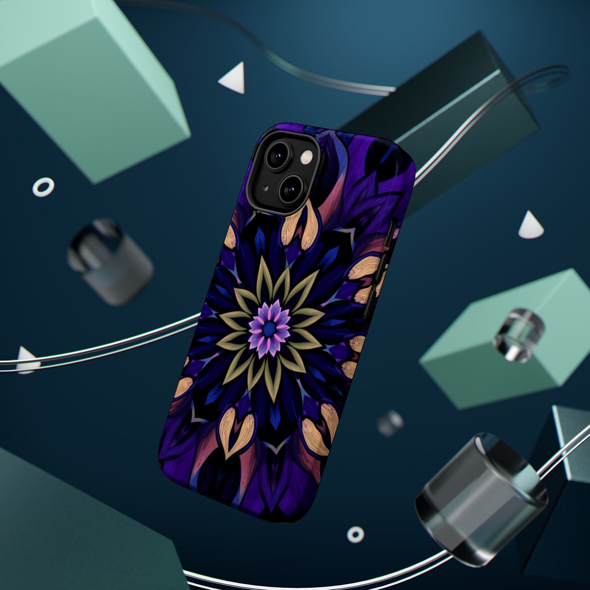 iPhone Floral Mandala Mystic Art Bold Modern Everyday Snap Case · iPhone Case