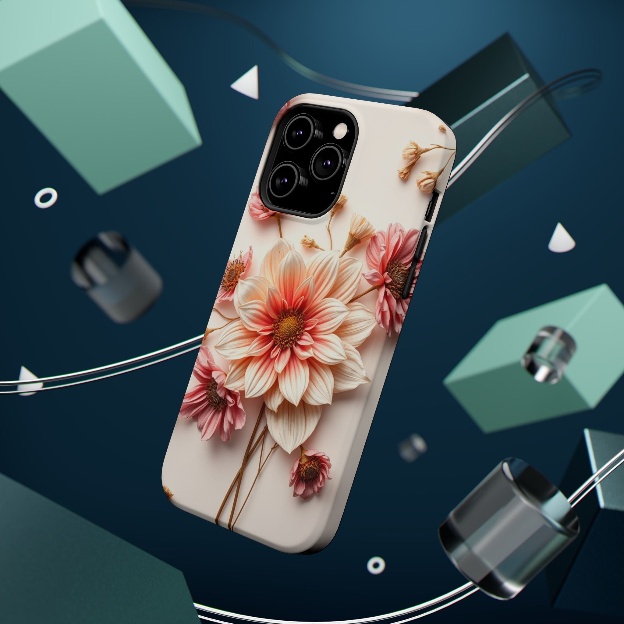 iPhone Dried Flower Flat Lay Enchanted Art Slim iPhone Everyday · iPhone Case