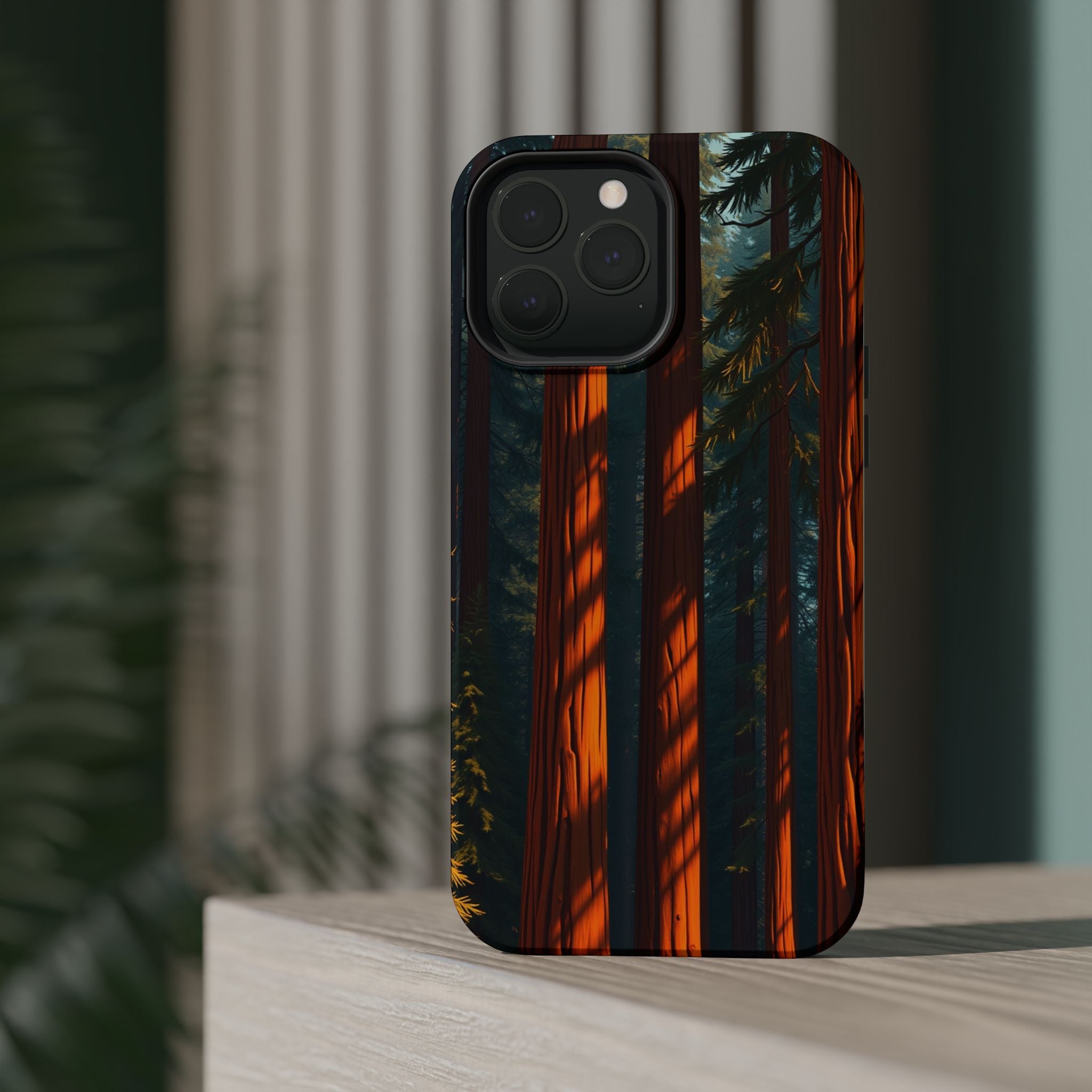 iPhone Dreamy Redwood Forest Design Slim Everyday Designer Case · iPhone Case