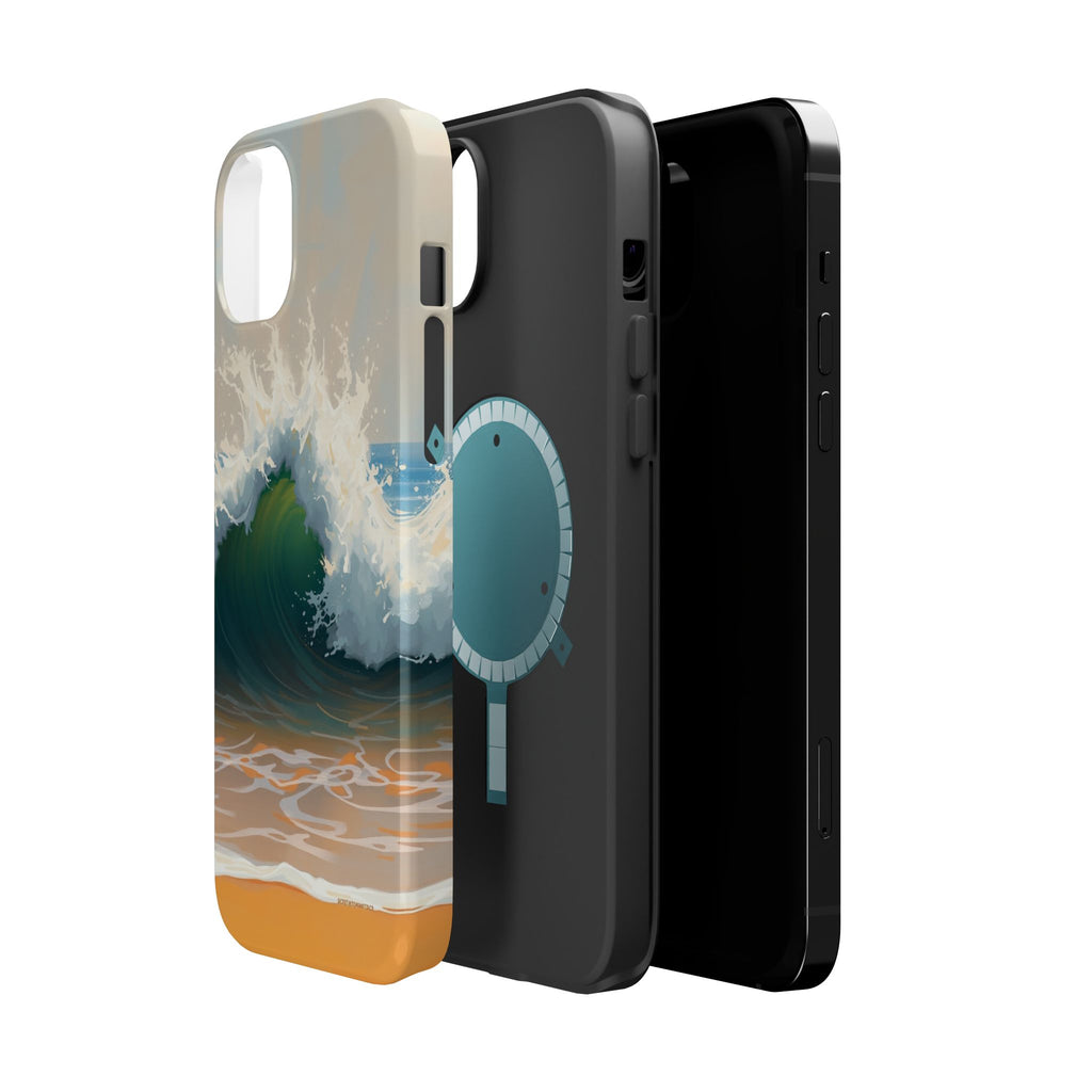 iPhone Radiant Ocean Wave Crash Design Slim Everyday Designer Case · iPhone Case