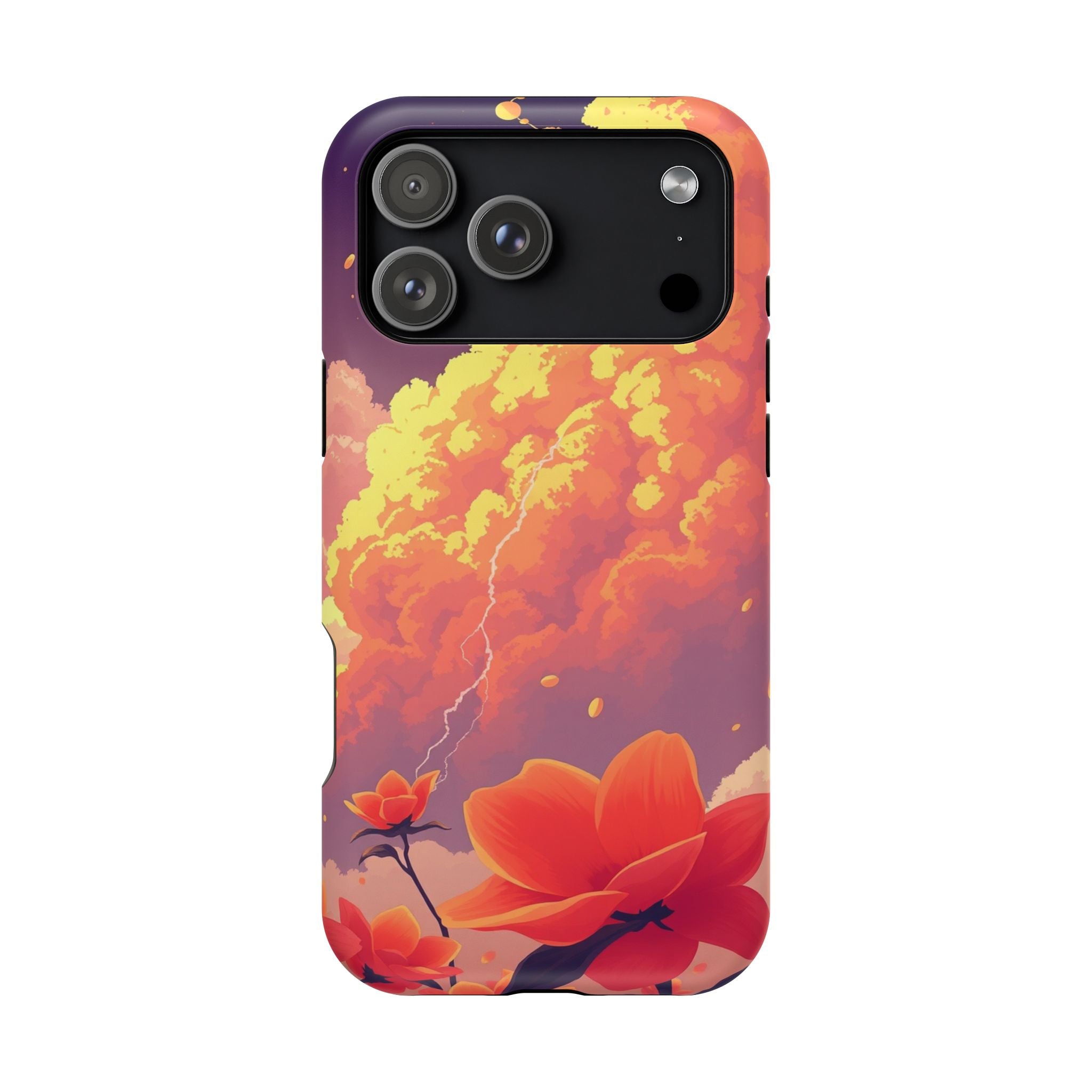 iPhone Sunset Amber And Peach Petal Storm Slim iPhone Everyday Designer · iPhone